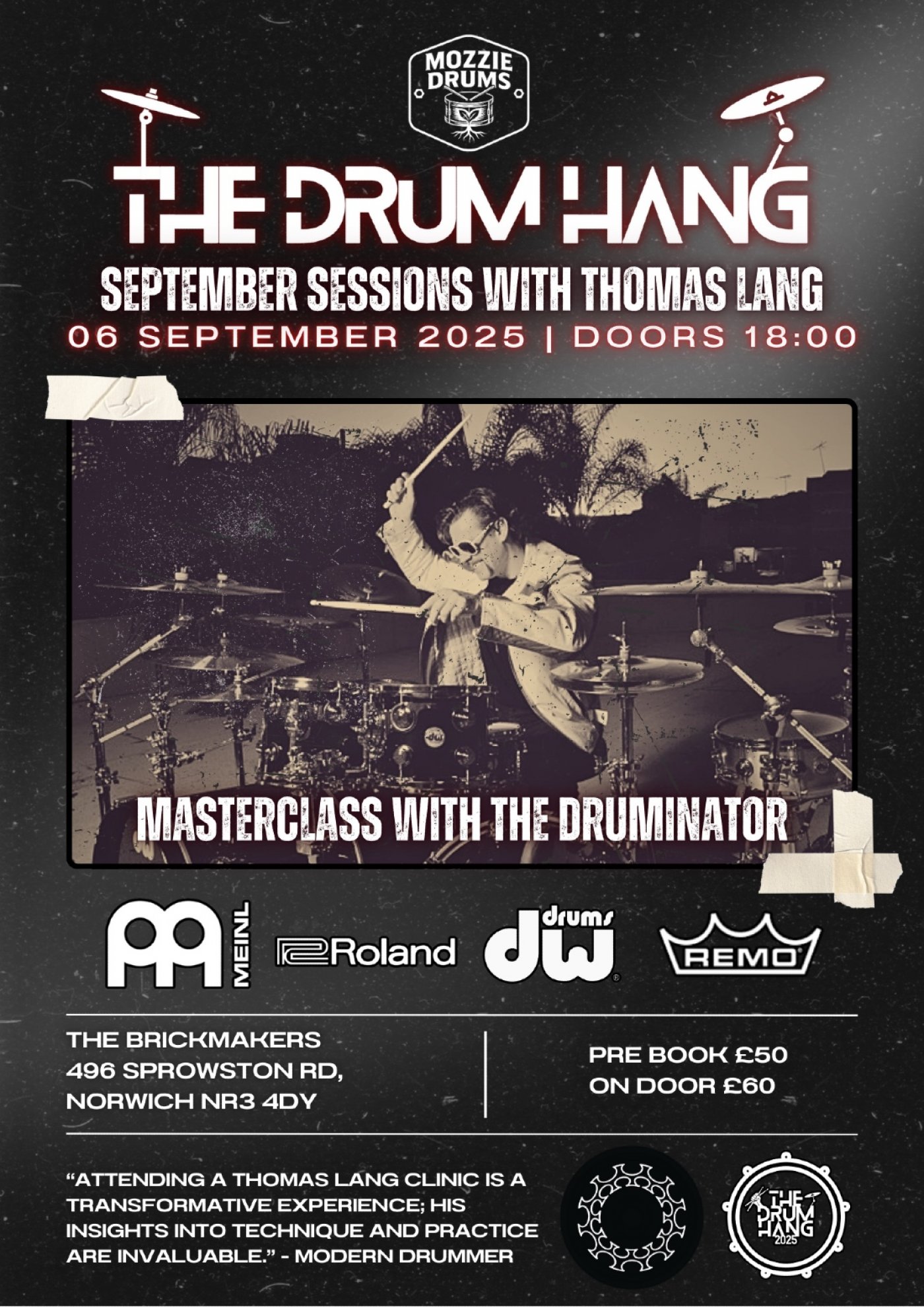 THOMAS LANG MASTERCLASS | NORWICH, 6 September | Event in Norwich | AllEvents
