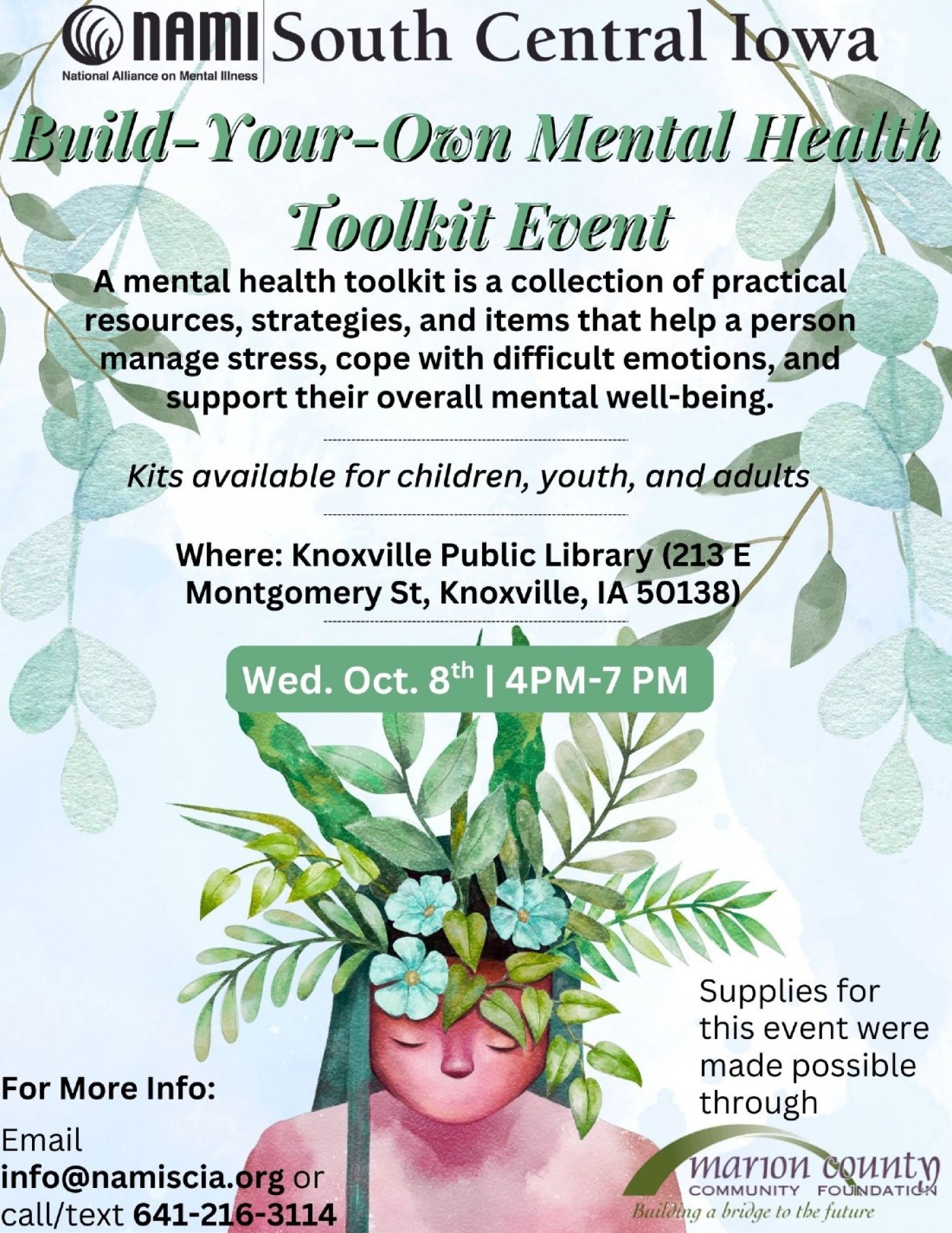 Build-Your-Own Mental Health Toolkit Event, 8 October | Event in Knoxville | AllEvents