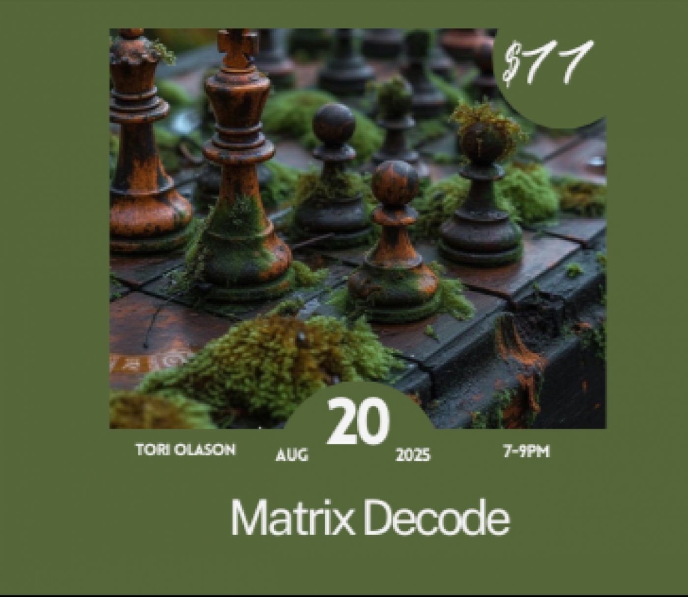 Matrix Decode with Tori Olason, 20 August | Event in Calgary | AllEvents