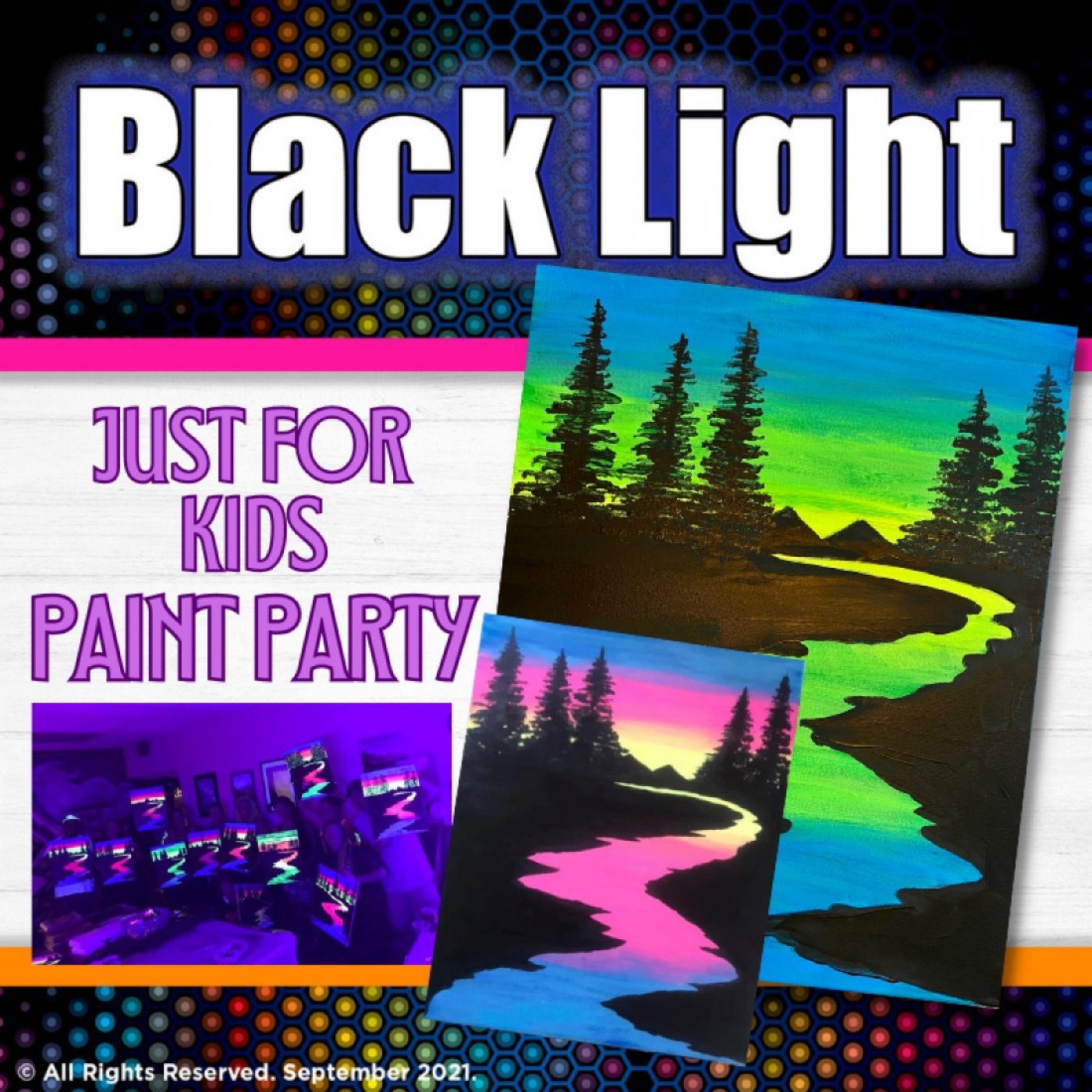 Just For Kids! Neon Blacklight Paint Party! ~ADVANCED RESERVATION REQUIRED, 3 October | Event in Anchorage