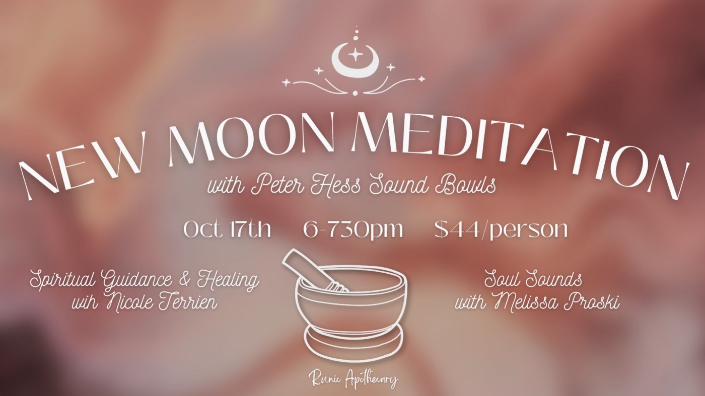 New Moon in Libra Meditation with Peter Hess Sound Bowl Immersion, 17 October | Event in Green Bay | AllEvents