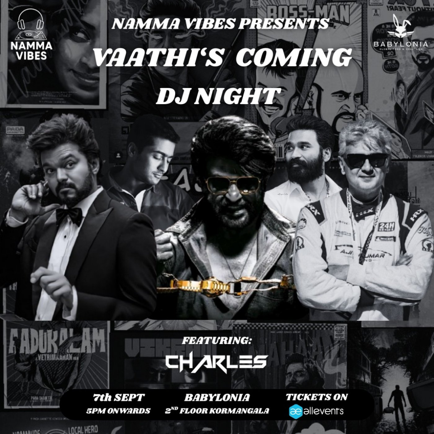 Vaathi's Coming Dj Night, 7 September | Event in Bangalore | AllEvents