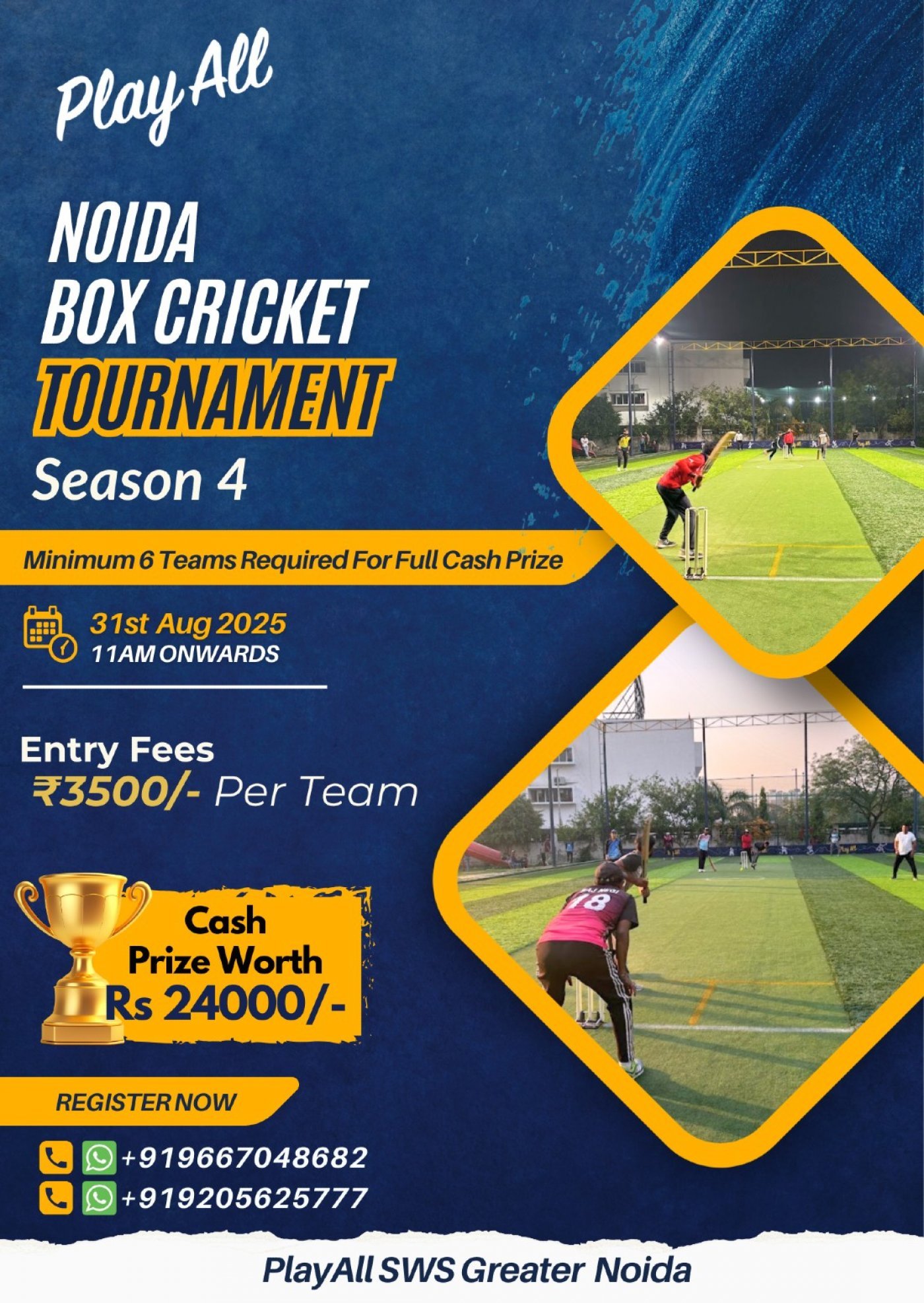  Delhi NCR Box Cricket Championship - Greater Noida, Season 3, 31 August | Event in Greater Noida | AllEvents