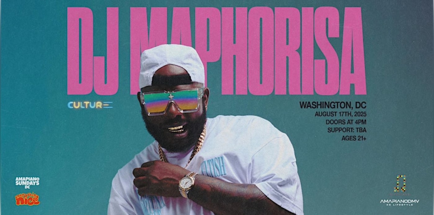 DJ MAPHORISA (South Africa) LIVE | Event in Washington | AllEvents