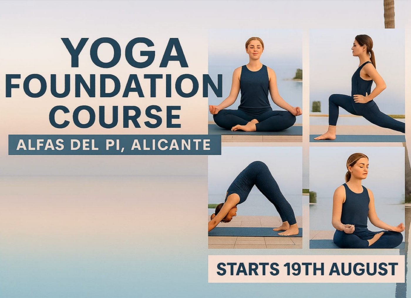 Beginners 4 week yoga course, 19 August | Event in L'Alfàs del Pi | AllEvents