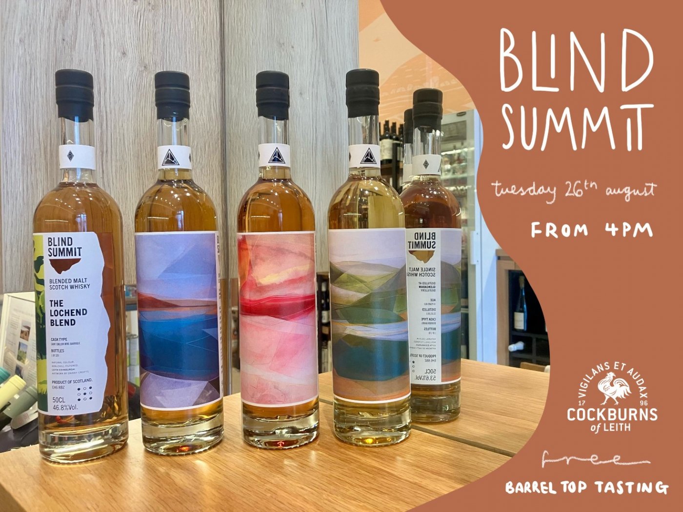 Blind Summit Barrel Top Tasting At Cockburns of Leith, 26 August | Event in Edinburgh | AllEvents
