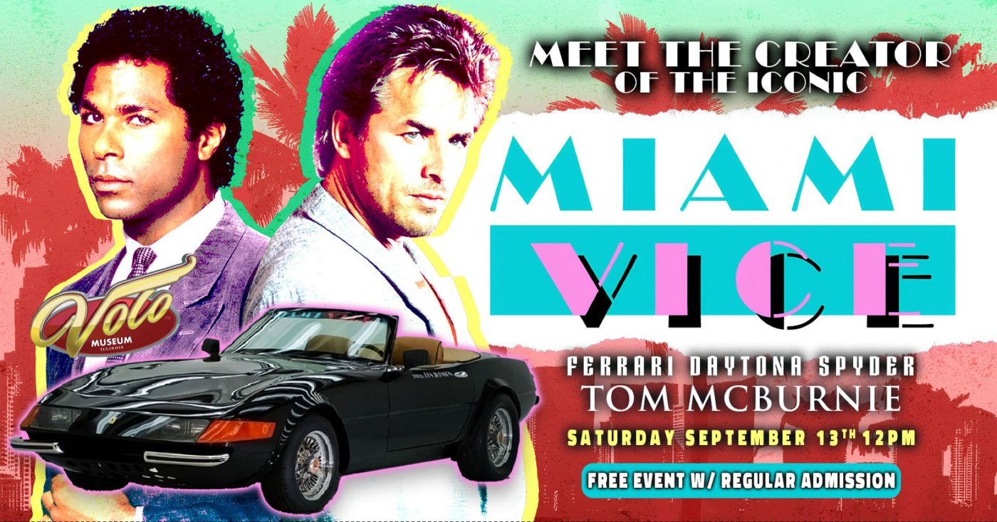 Meet the Creator of the Iconic Ferrari Daytona Spyder From Miami Vice: Tom McBurnie, 13 September | AllEvents