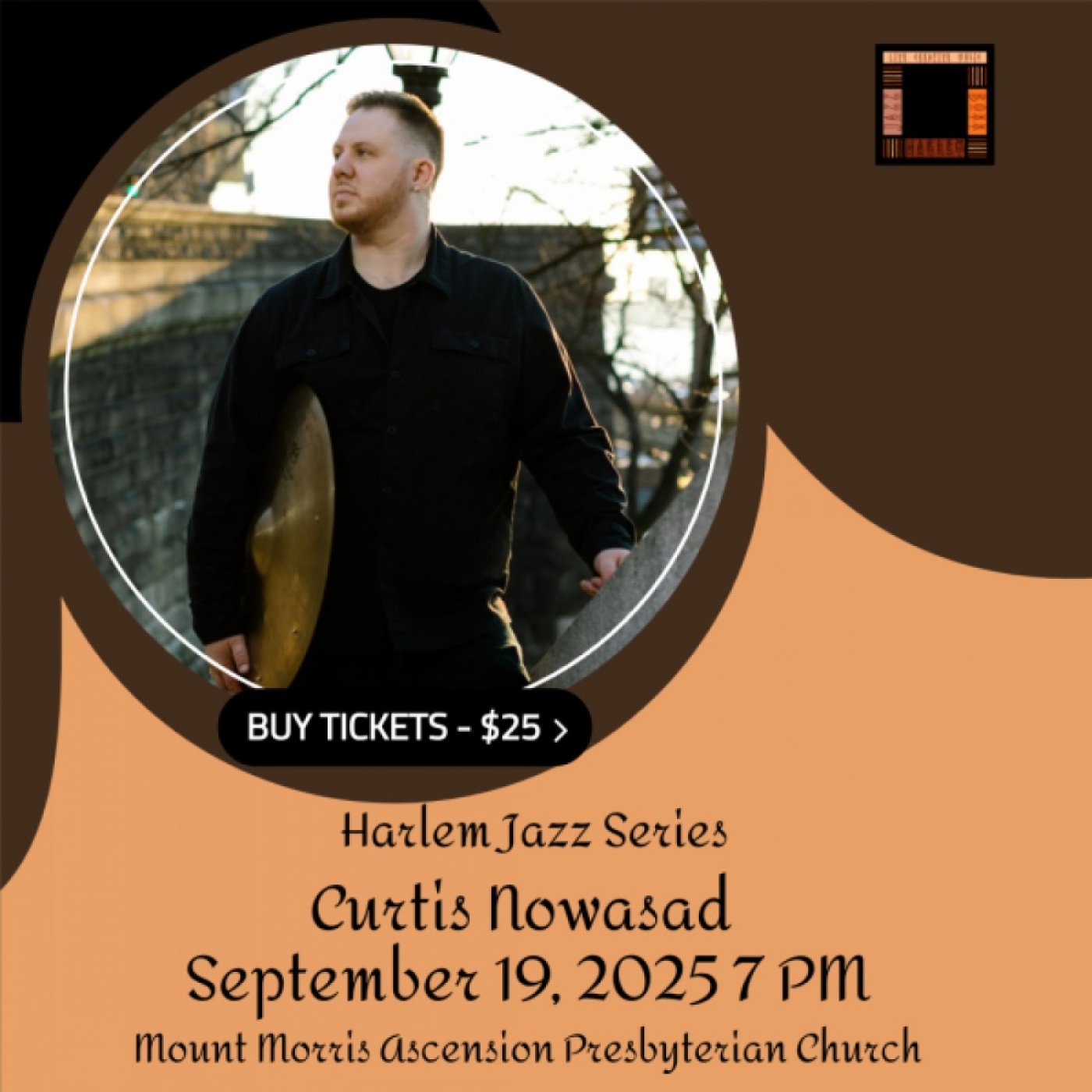 Curtis Nowasad - Harlem Jazz Series, 19 September | Event in New York | AllEvents