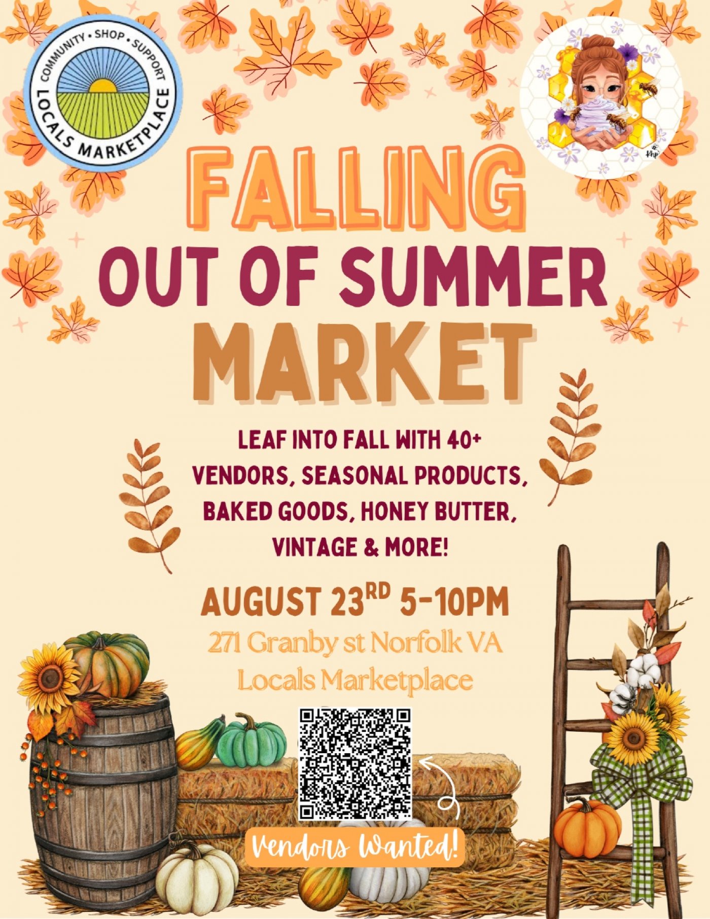 Falling Out of Summer Market, 23 August | Event in Norfolk | AllEvents