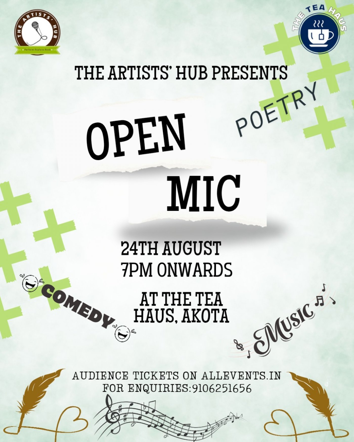 The artists hub presents Open mic , 24 August | Event in Vadodara | AllEvents