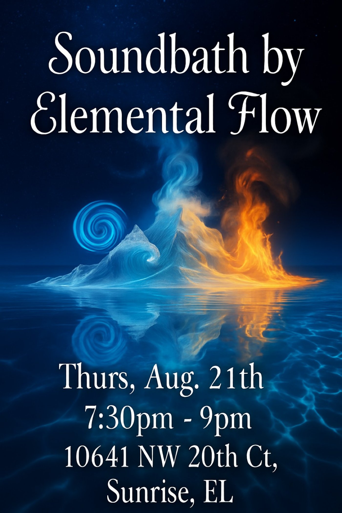 Soundbath by Elemental Flow, 21 August | Event in Sunrise | AllEvents