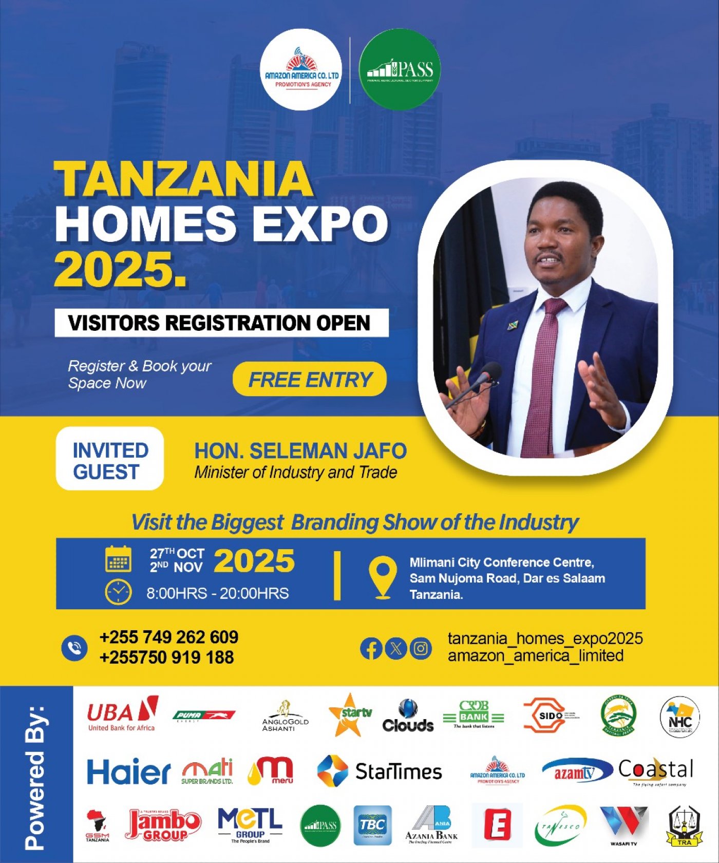 TANZANIA HOMES EXPO CONFERENCE 2025, 27 October | Event in Dar Es Salaam | AllEvents