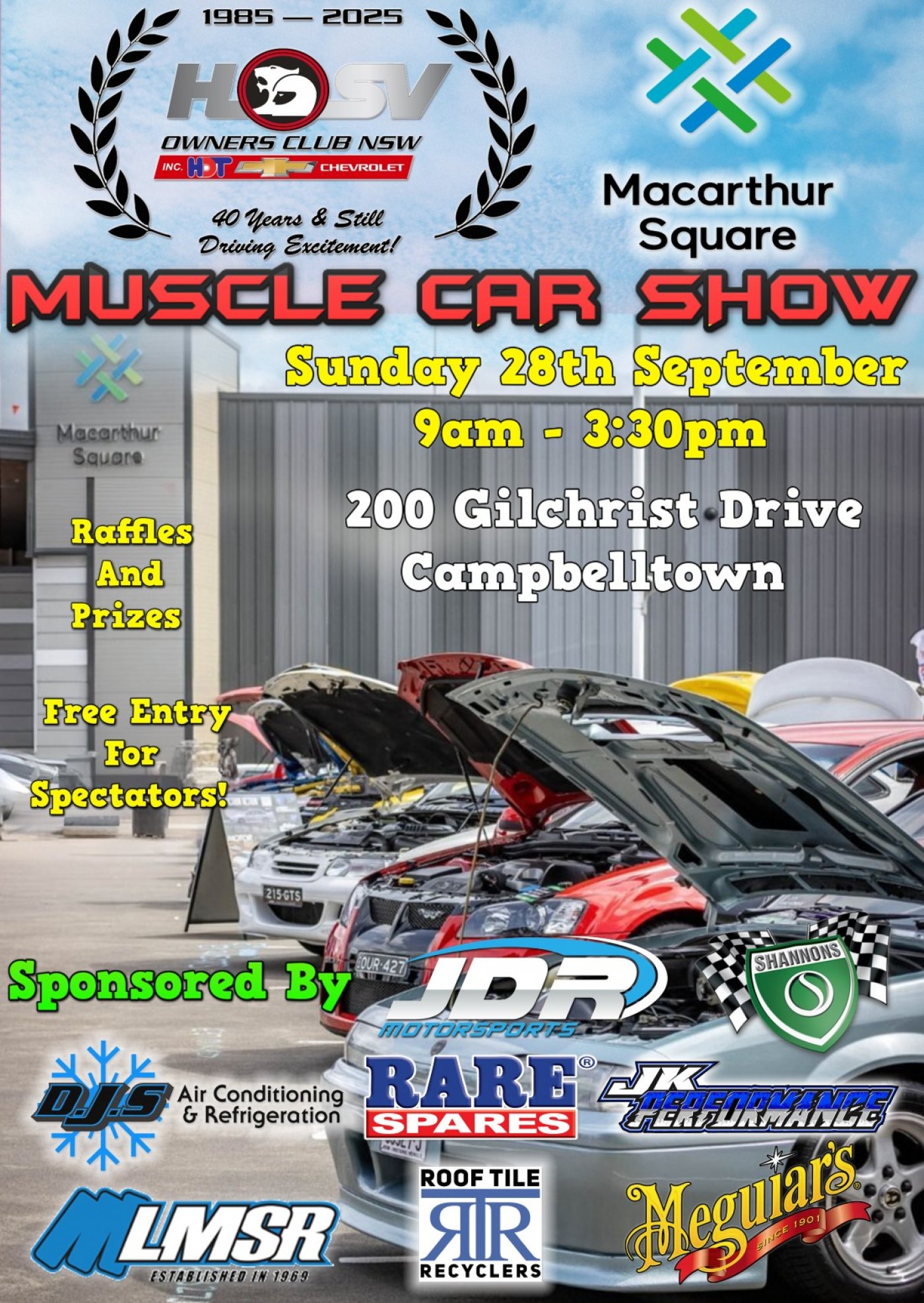 HSVOC MUSCLE CAR SHOW, 28 September | Event in Campbelltown | AllEvents