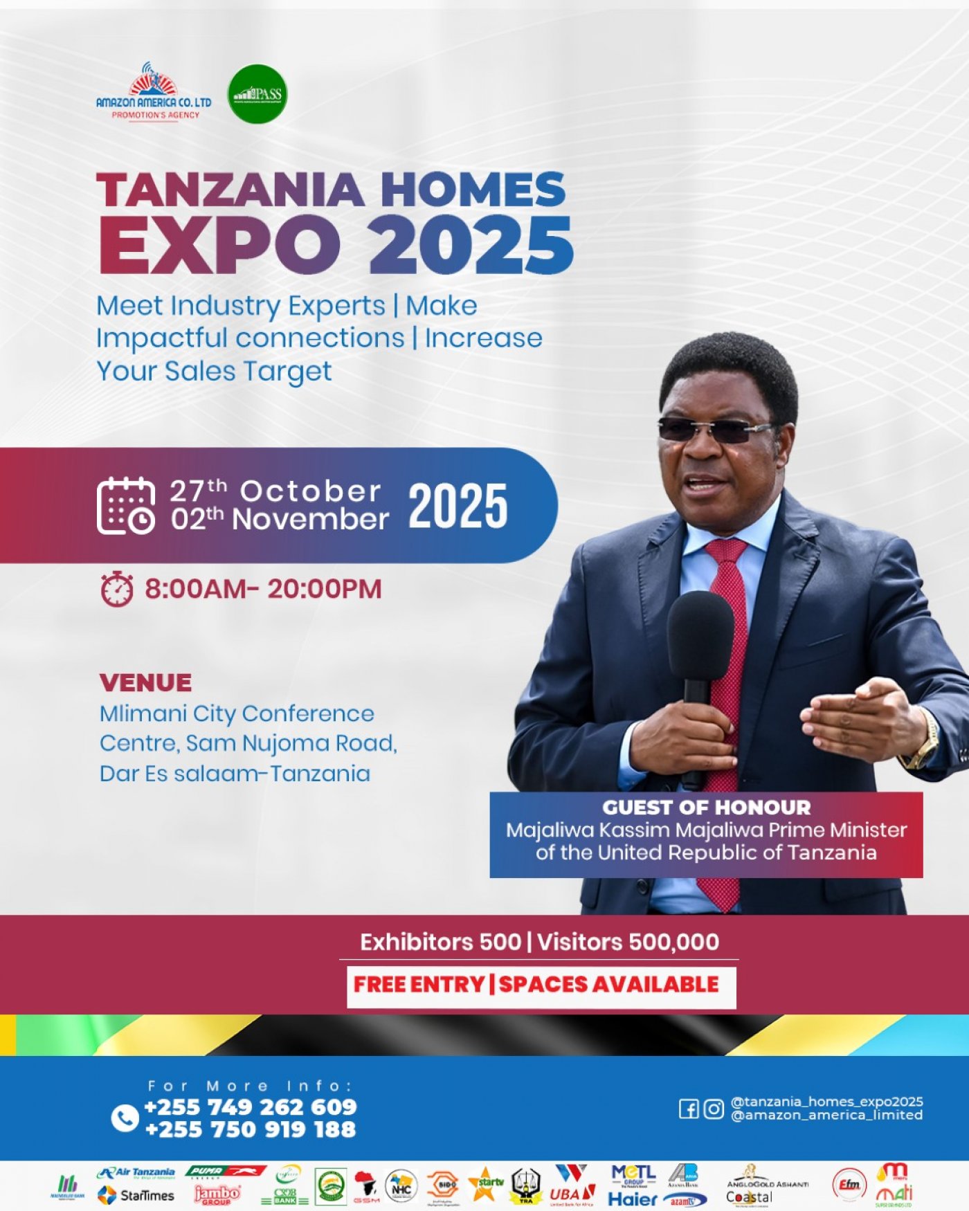 📌BOOTH SPACE BOOKING, "TANZANIA HOMES EXPO CONFERENCE 2025, 27 October | Event in Dar Es Salaam | AllEvents