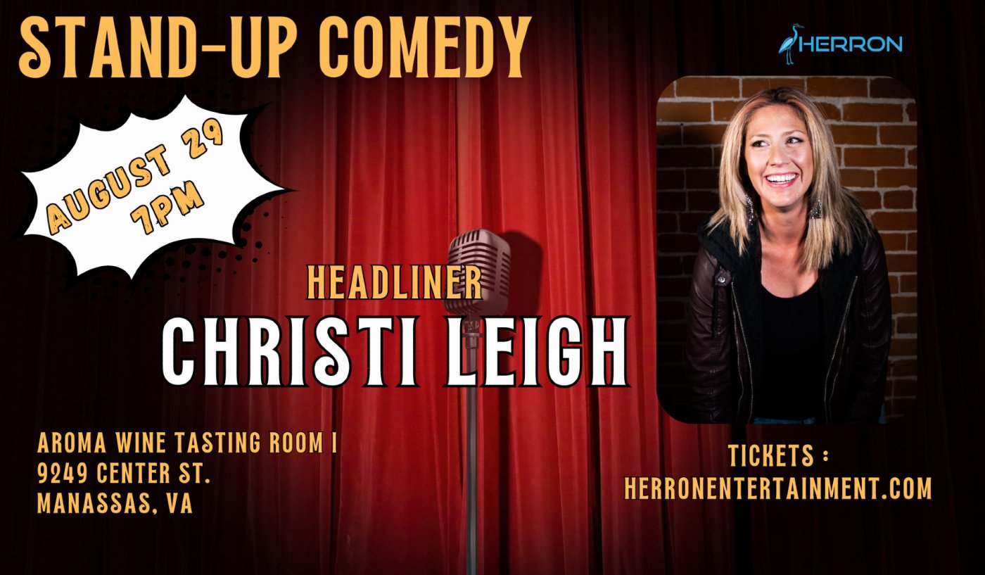 the WINERY COMEDY TOUR at AROMA TASTING ROOM - MANASSAS, 29 August | Event in Manassas | AllEvents