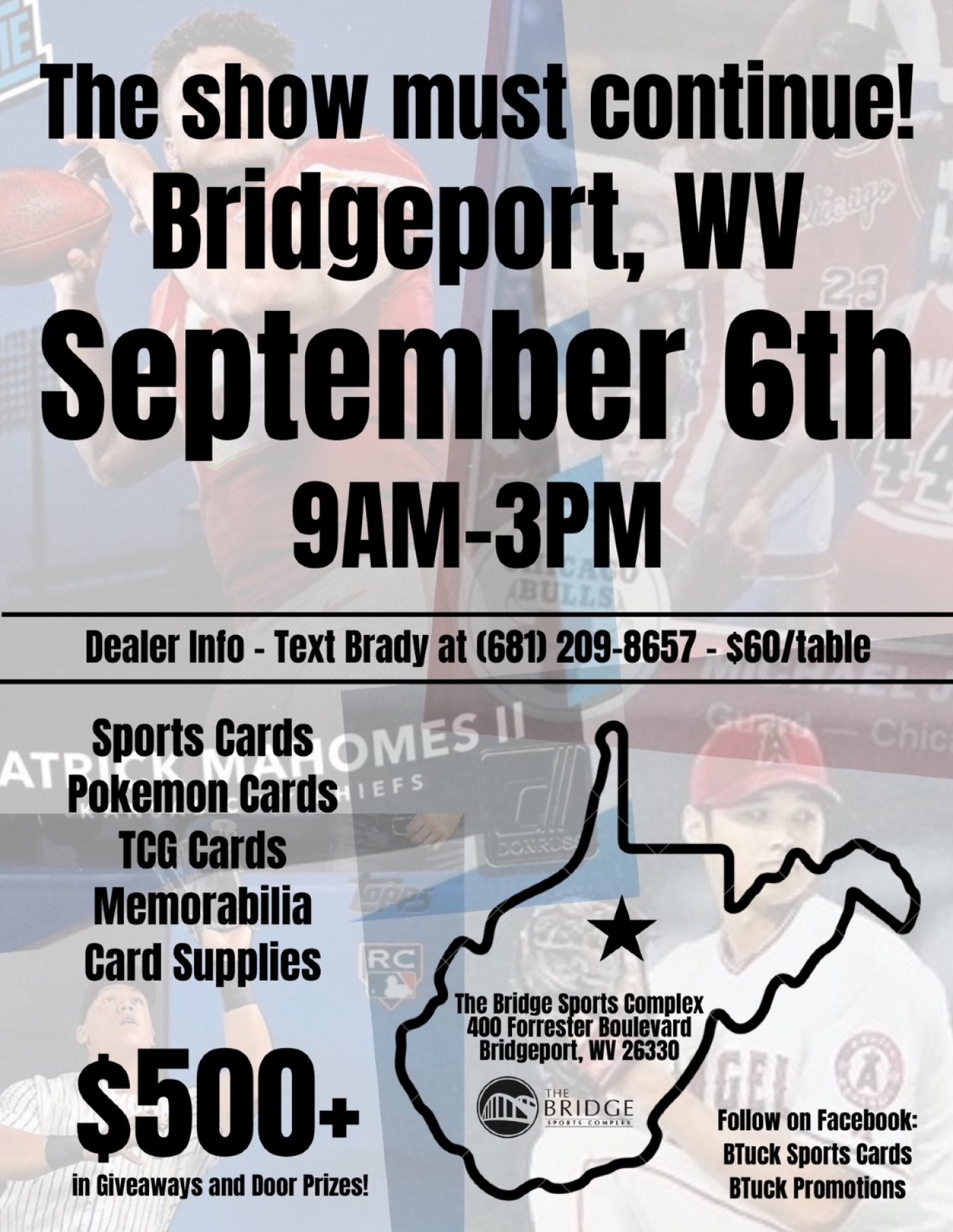 Sports, Pokemon and TCG card show at The Bridge, 6 September | Event in Bridgeport | AllEvents