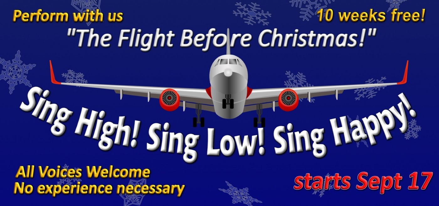 The Flight Before Christmas - a Musical Journey with Stampede City Mixed Chorus, 18 August | Event in Calgary