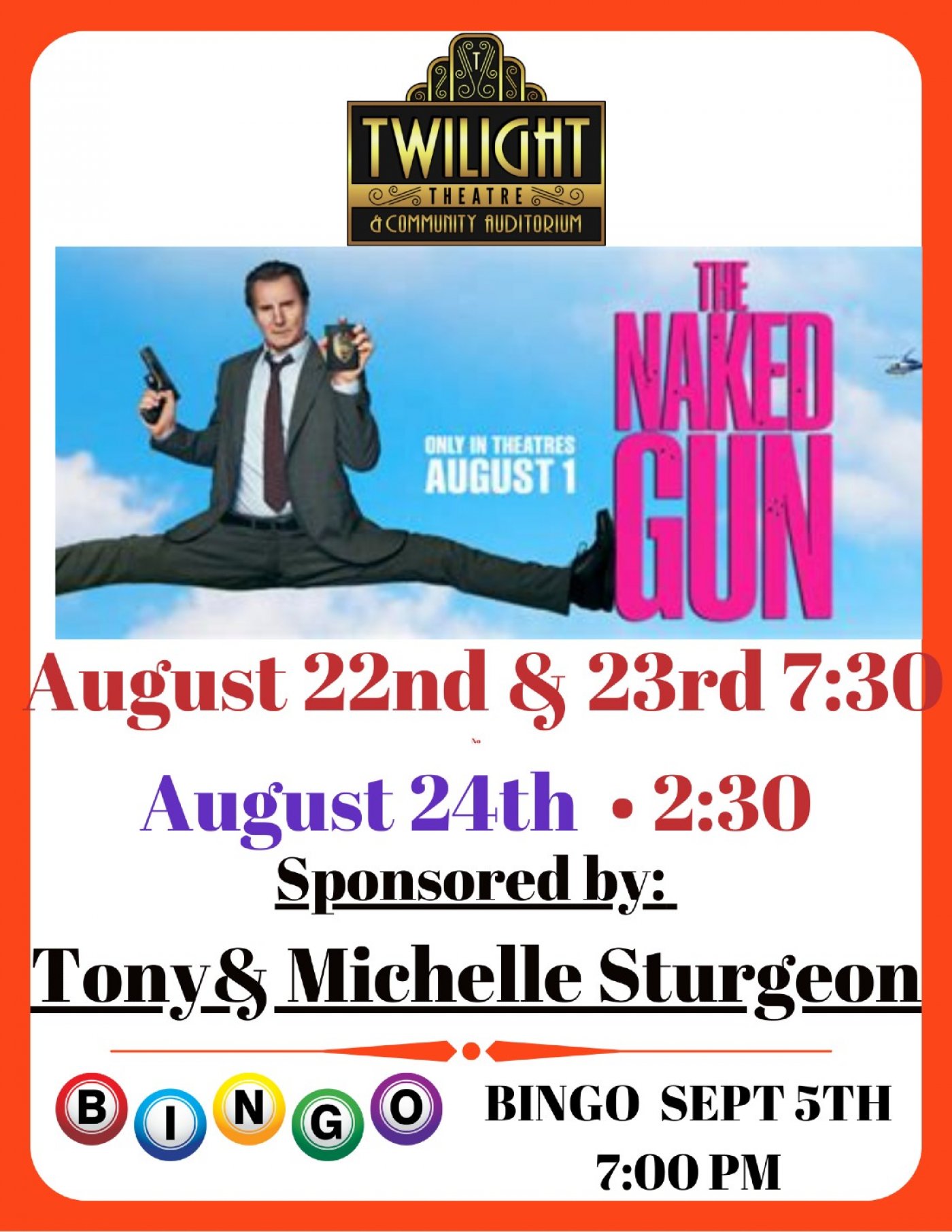 Twilight Theatre Movie: THE NAKED GUN   | Event in Greensburg | AllEvents