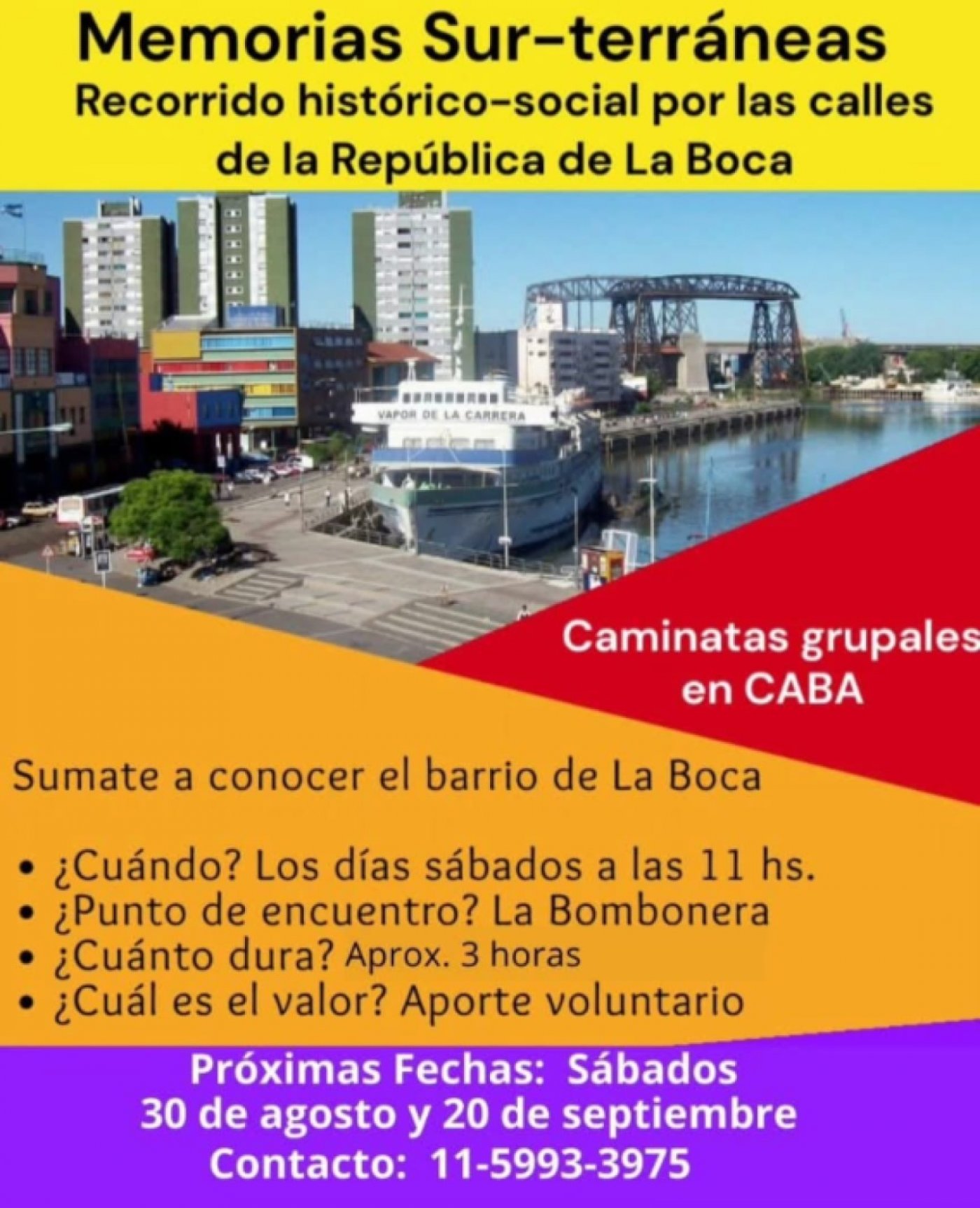 Free tour La Boca: Huellas migrantes en la historia barrial, 20 September | Event in Buenos Aires | AllEvents