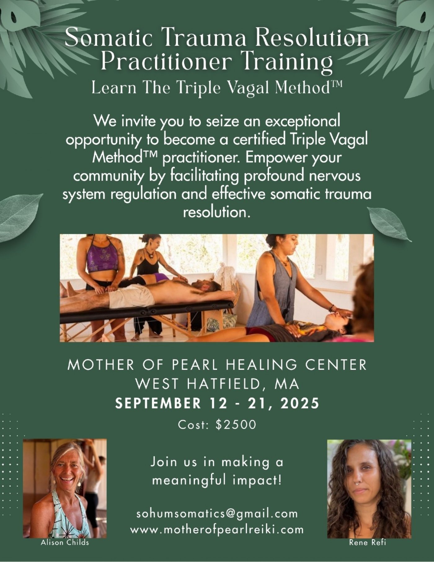 Somatic Trauma Practitioner Training - Triple Vagal Method | Event in Hatfield | AllEvents