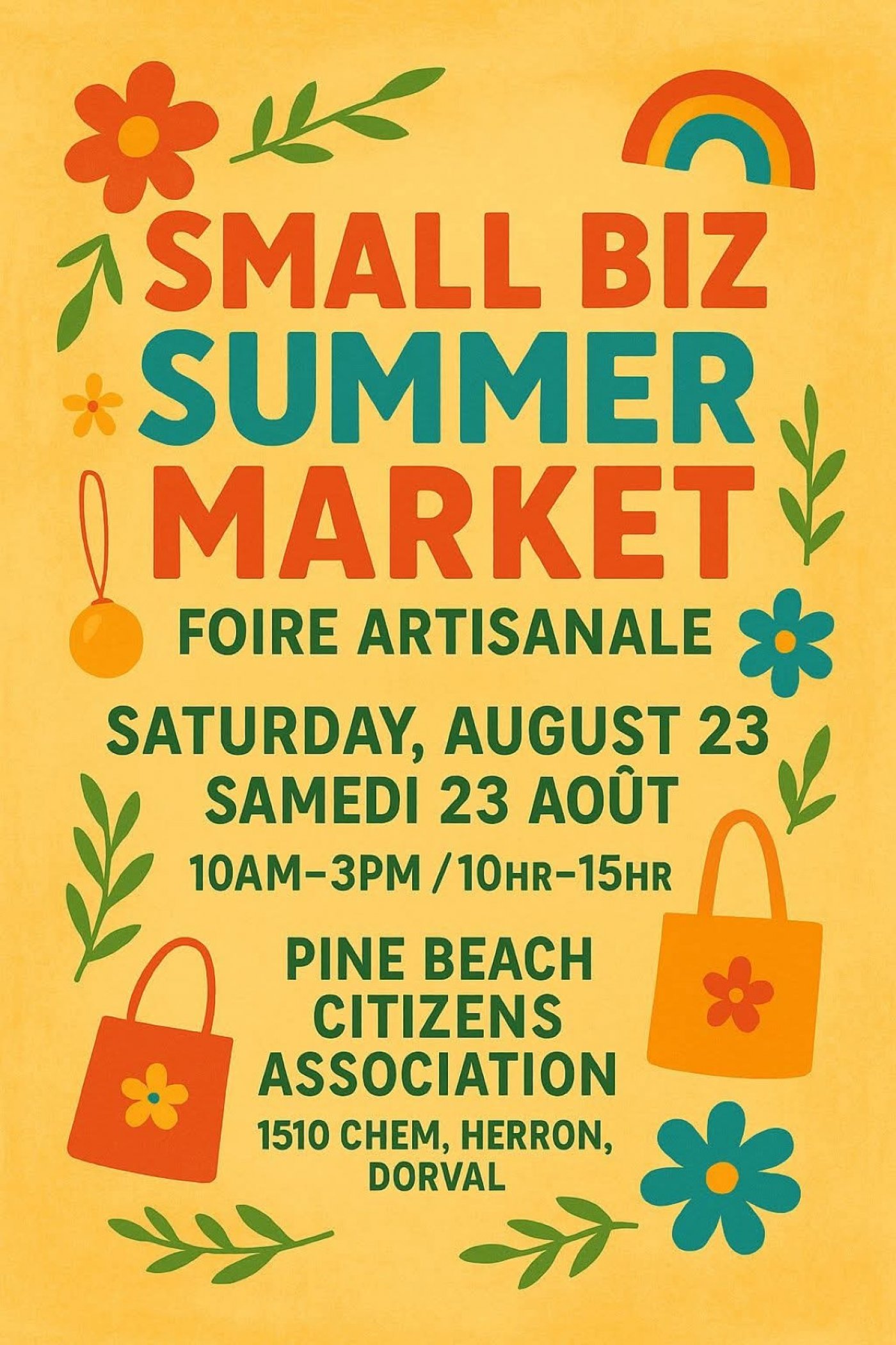 Small Biz Summer Market - Foire Artisanale, 23 August | Event in Dorval | AllEvents