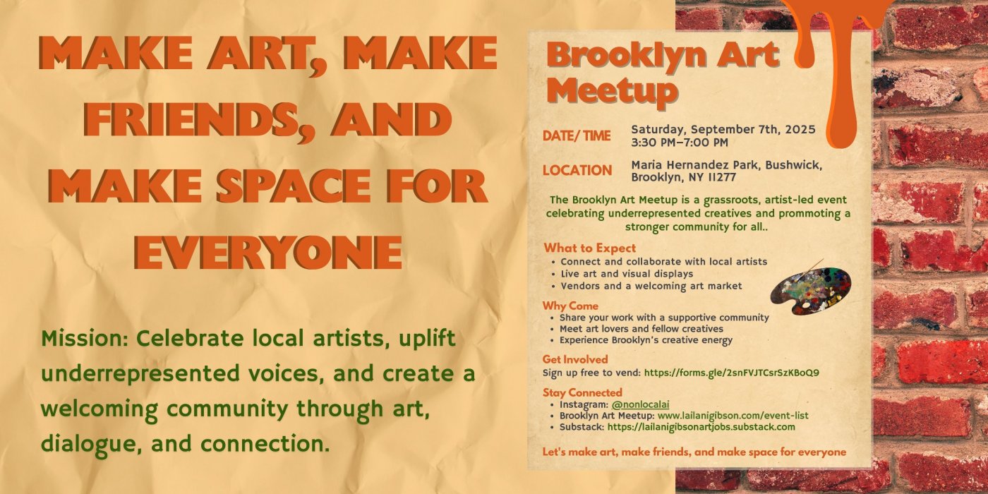 Brooklyn Art Meetup, 7 September | Event in Maspeth | AllEvents