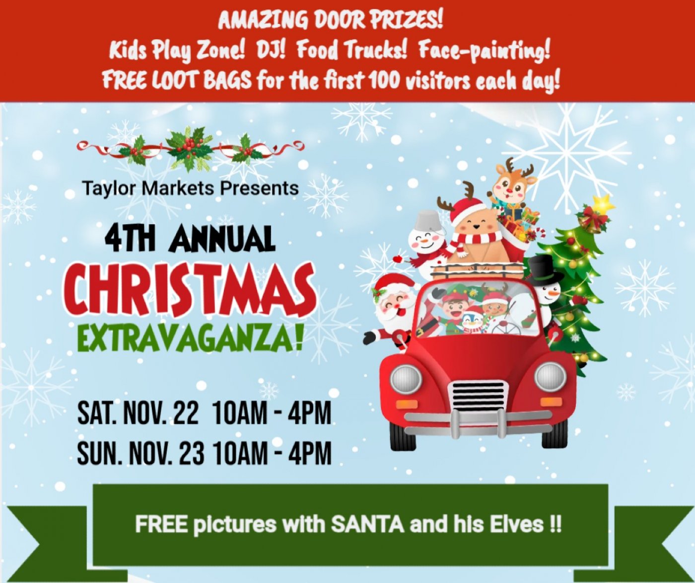 4TH ANNUAL CHRISTMAS EXTRAVAGANZA, 22 November | Event in Calgary | AllEvents