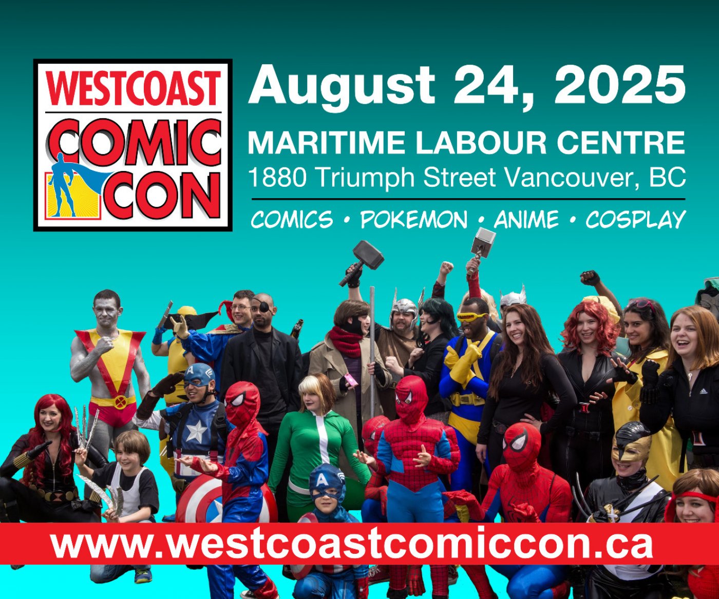 Westcoast Comic Con 2025, 24 August | Event in Vancouver | AllEvents