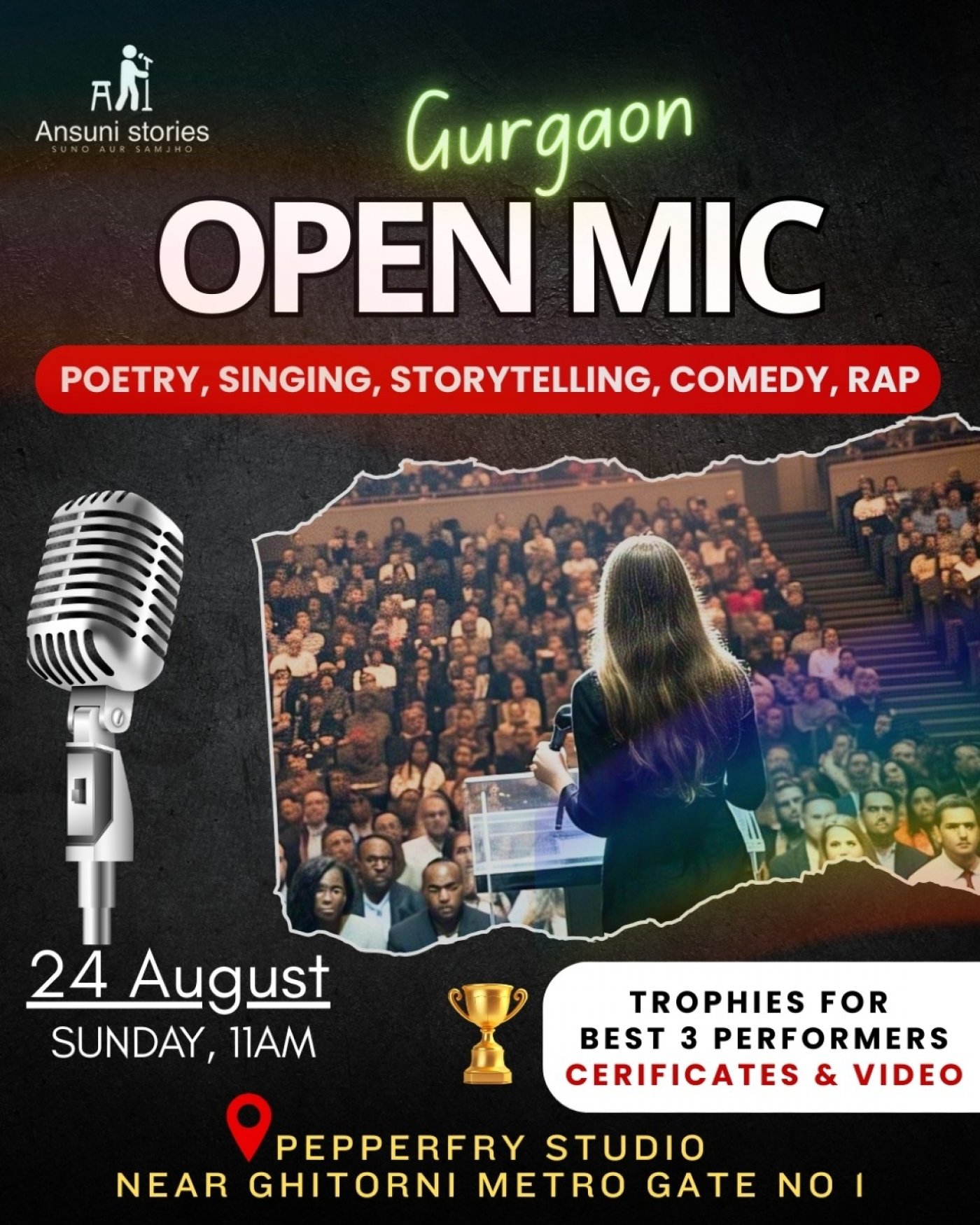 Open Mic in Delhi - Pepperfry Store, 31 August | Event in New Delhi | AllEvents