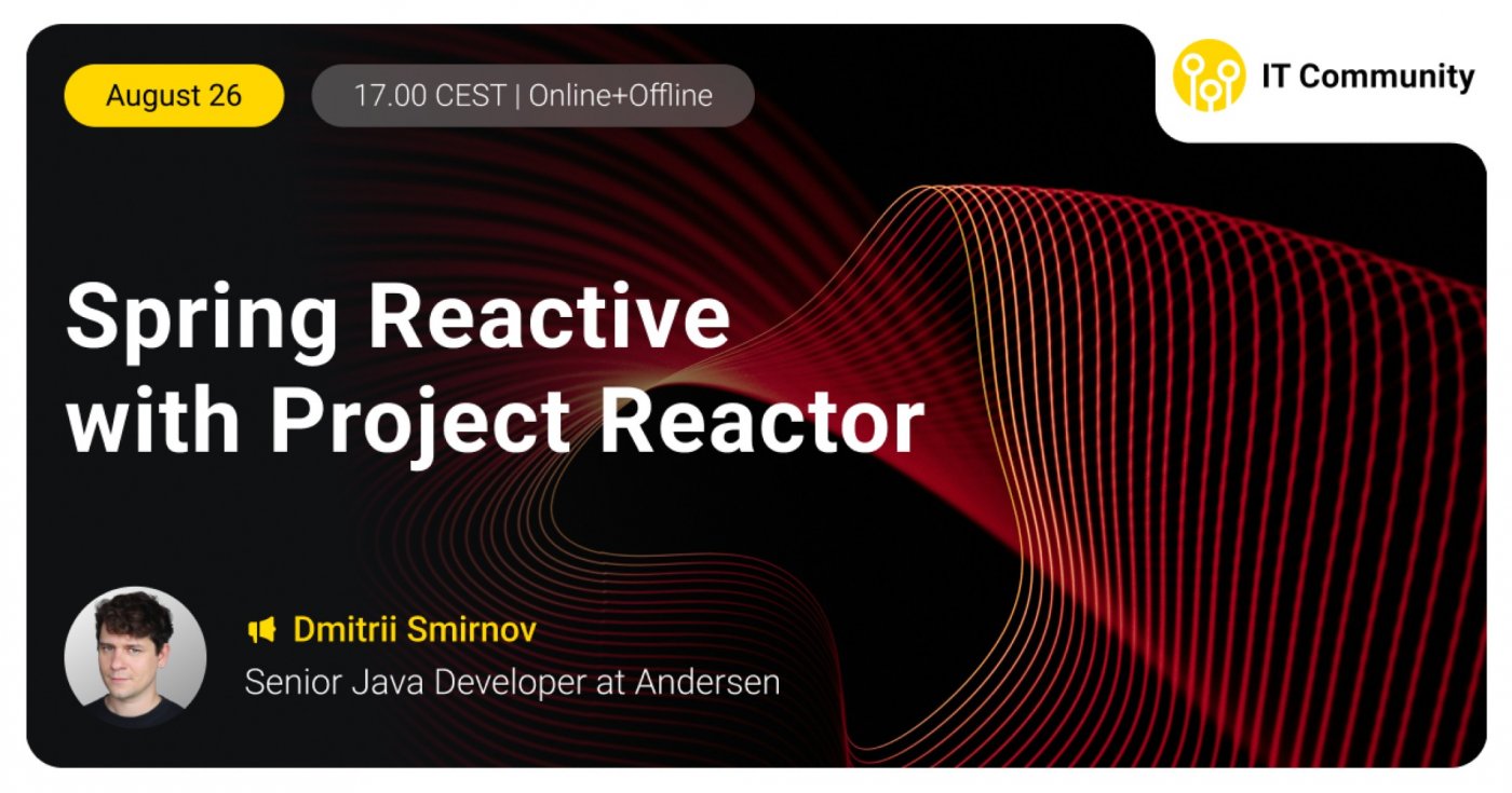 Spring Reactive with Project Reactor, 19 August | Event in Batumi | AllEvents