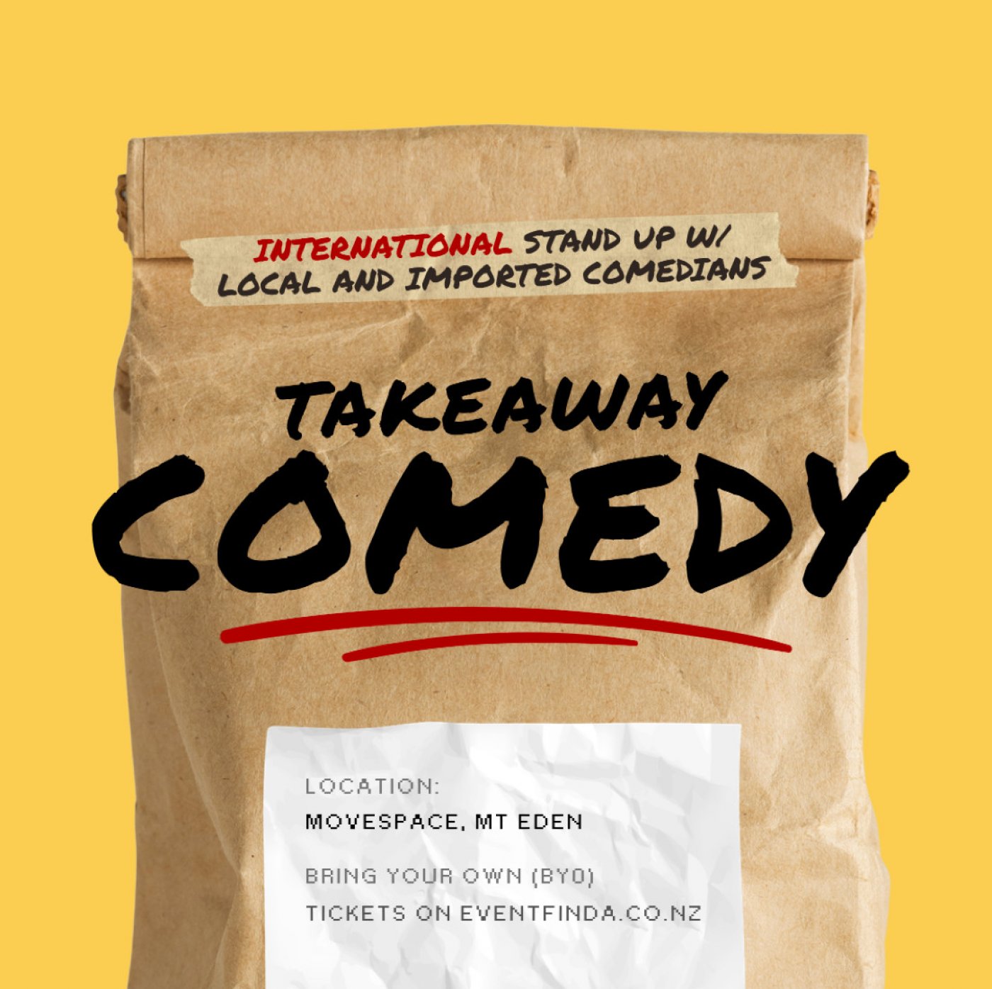 Takeaway Comedy - International Stand Up Comedy, 30 August | Event in Auckland | AllEvents