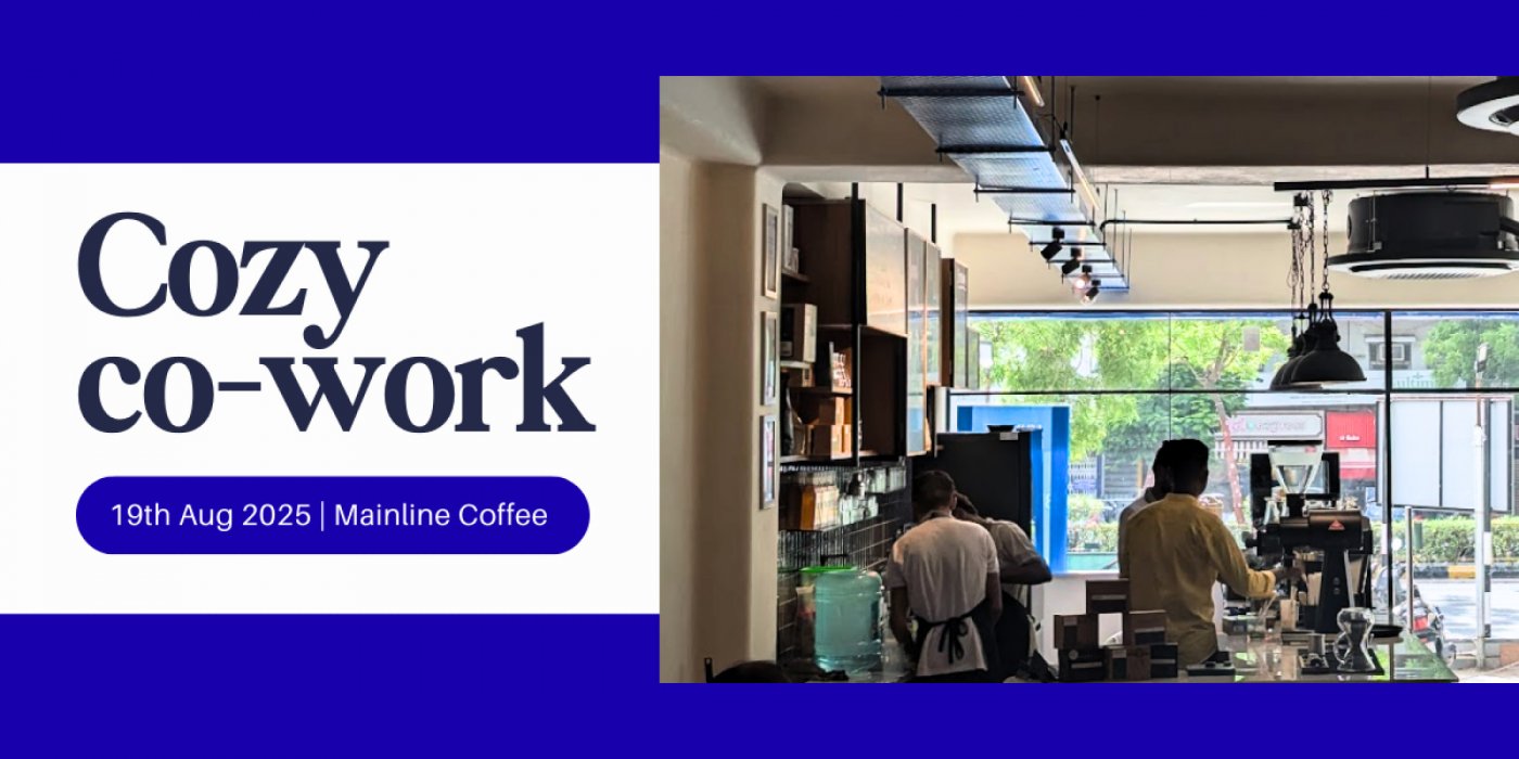 Cozy Co-work @MainlineCoffee, 19 August | Event in Ahmedabad | AllEvents
