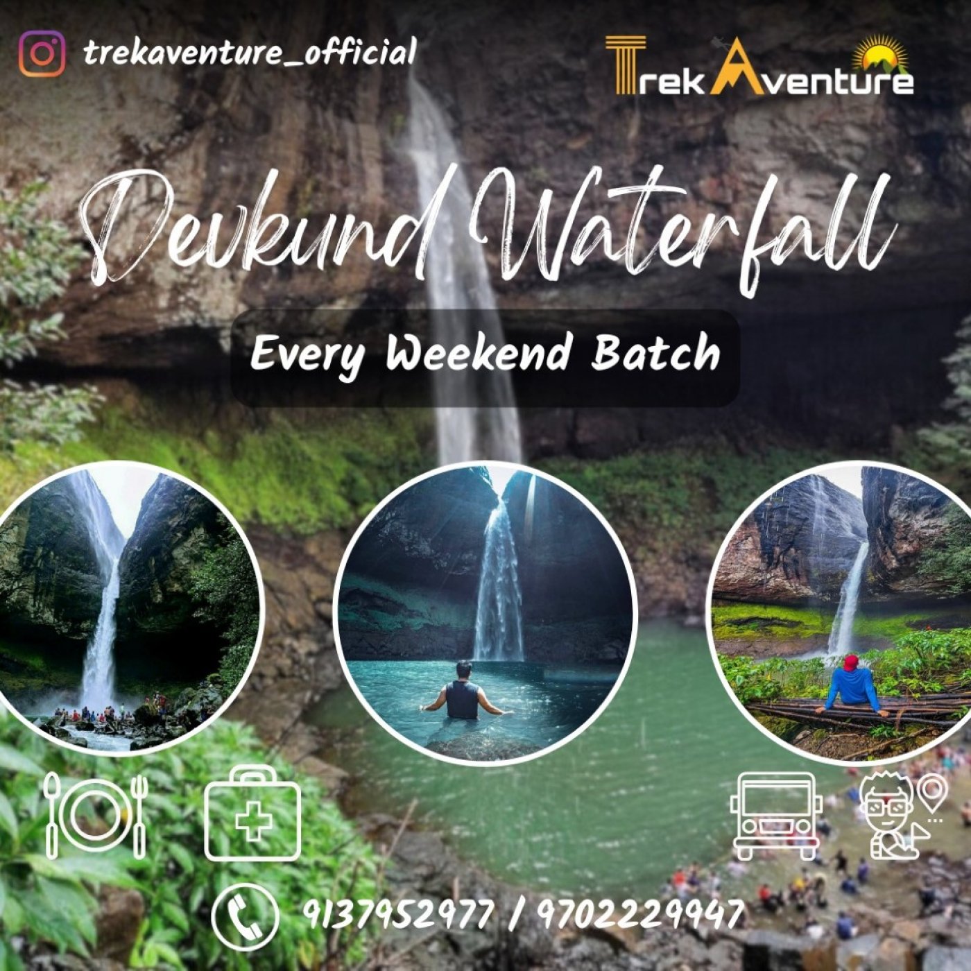 Devkund Waterfall Trek, 23 August | Event in Mumbai | AllEvents