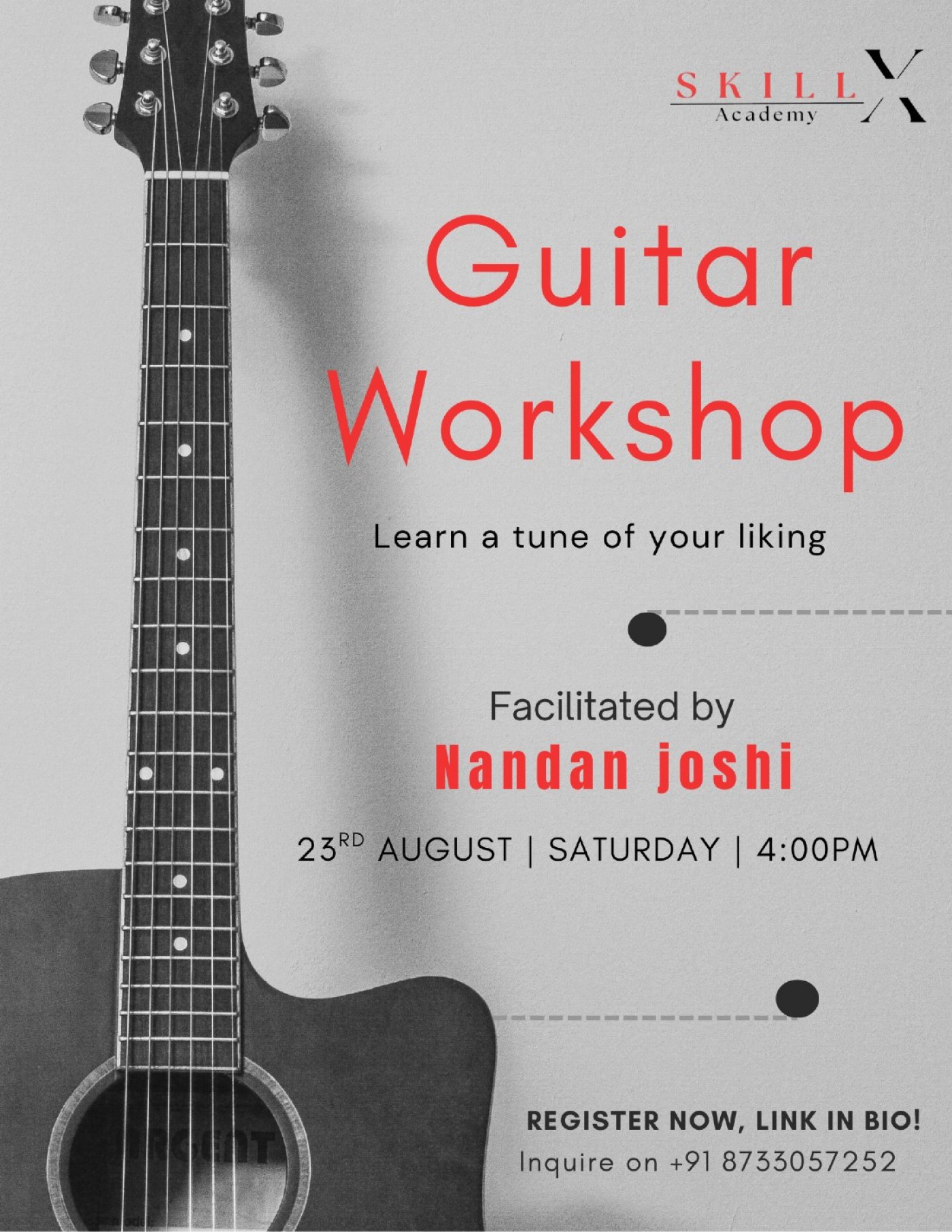 Guitar Workshop for Adults, 23 August | Event in Ahmedabad | AllEvents