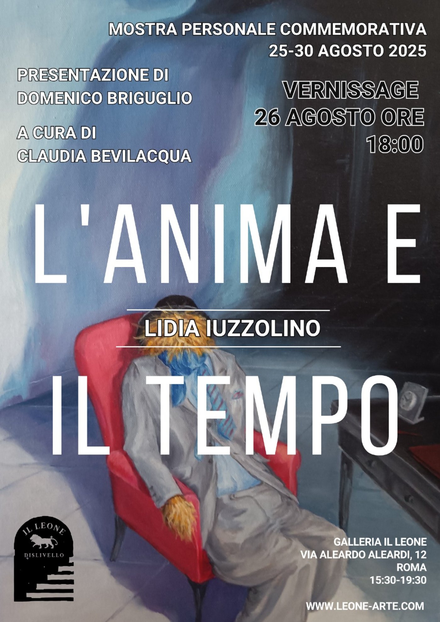 LIDIA IUZZOLINO - L'ANIMA E IL TEMPO, 26 August | Event in Rome | AllEvents