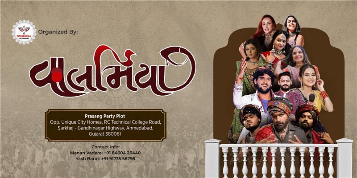 Valamiya 2k25 Navratri, 22 September | Event in Ahmedabad | AllEvents