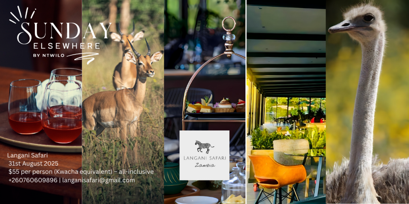 Sunday Elsewhere: Langani Edition, 31 August | Event in Lusaka | AllEvents