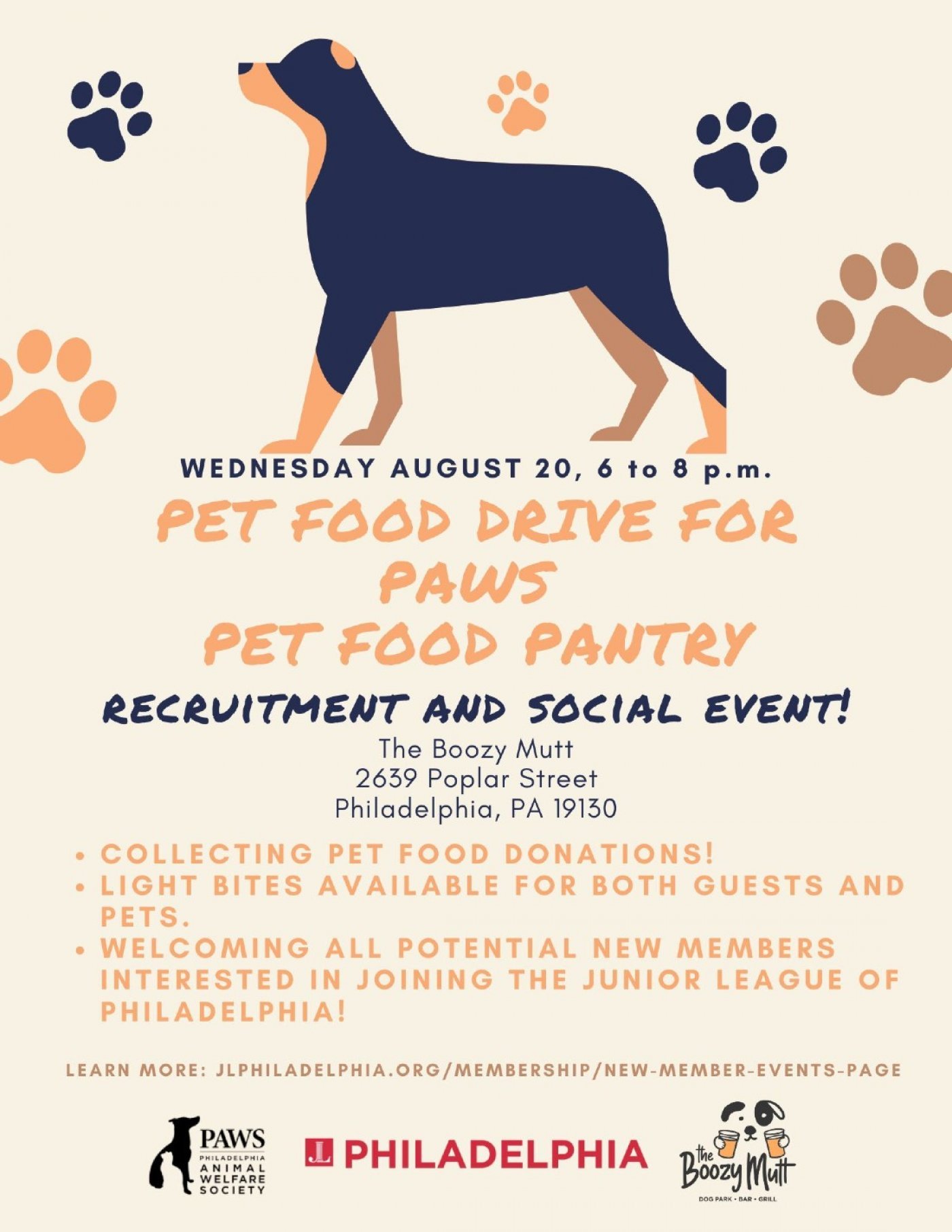 Junior League of Philadelphia Pet Food Drive and New Member Interest Session | Event in Philadelphia | AllEvents