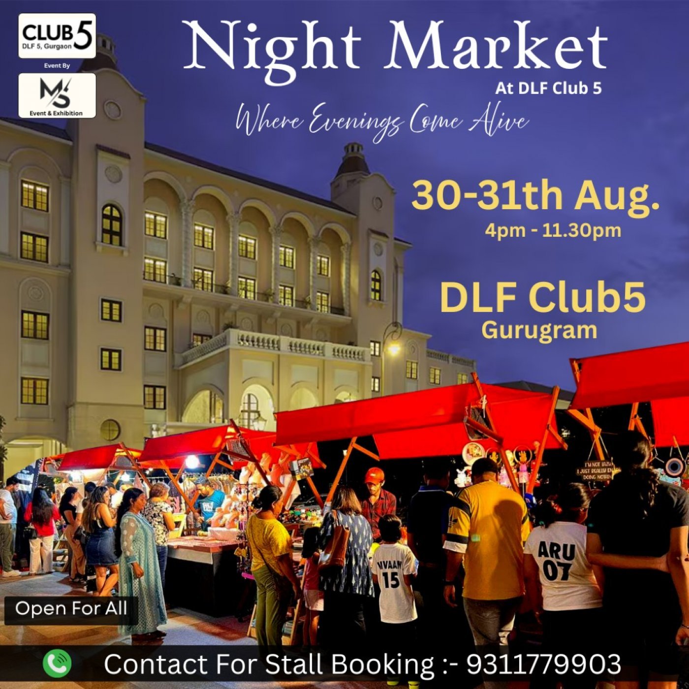 Night Market @ DLF CLUB5, 6 September | Event in Gurgaon | AllEvents