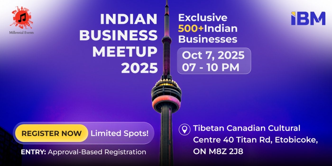 Indian Business Meetup (IBM), 7 October | Event in Toronto | AllEvents