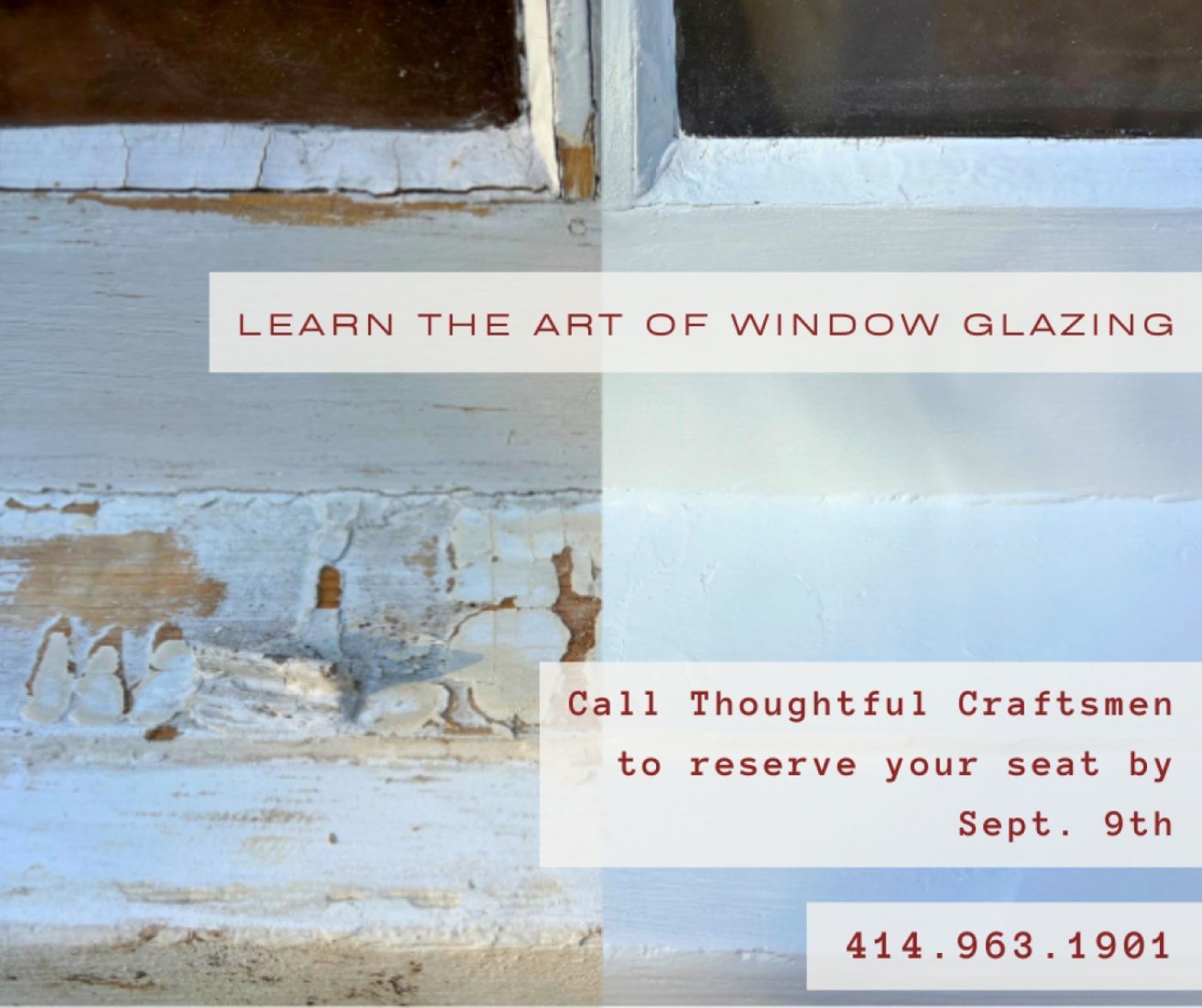 Window Glazing Workshop, 13 September | Event in Milwaukee | AllEvents