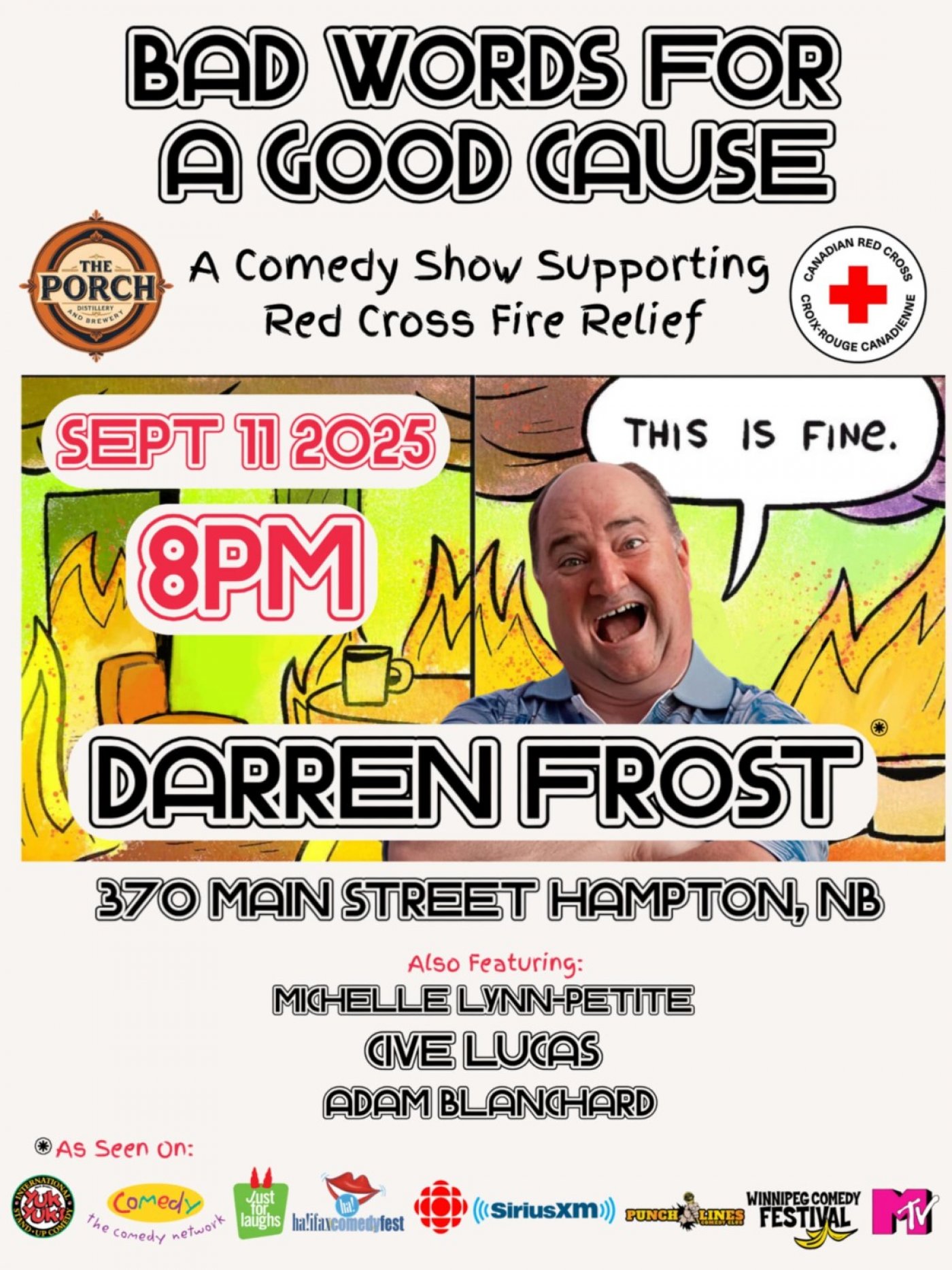 Bad Words For Red Cross, 11 September | Event in Hampton | AllEvents