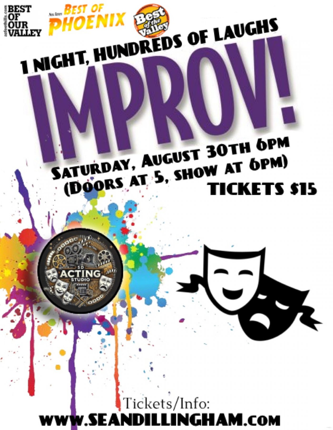 Arizona Improv Shows, 30 August | Event in Scottsdale | AllEvents