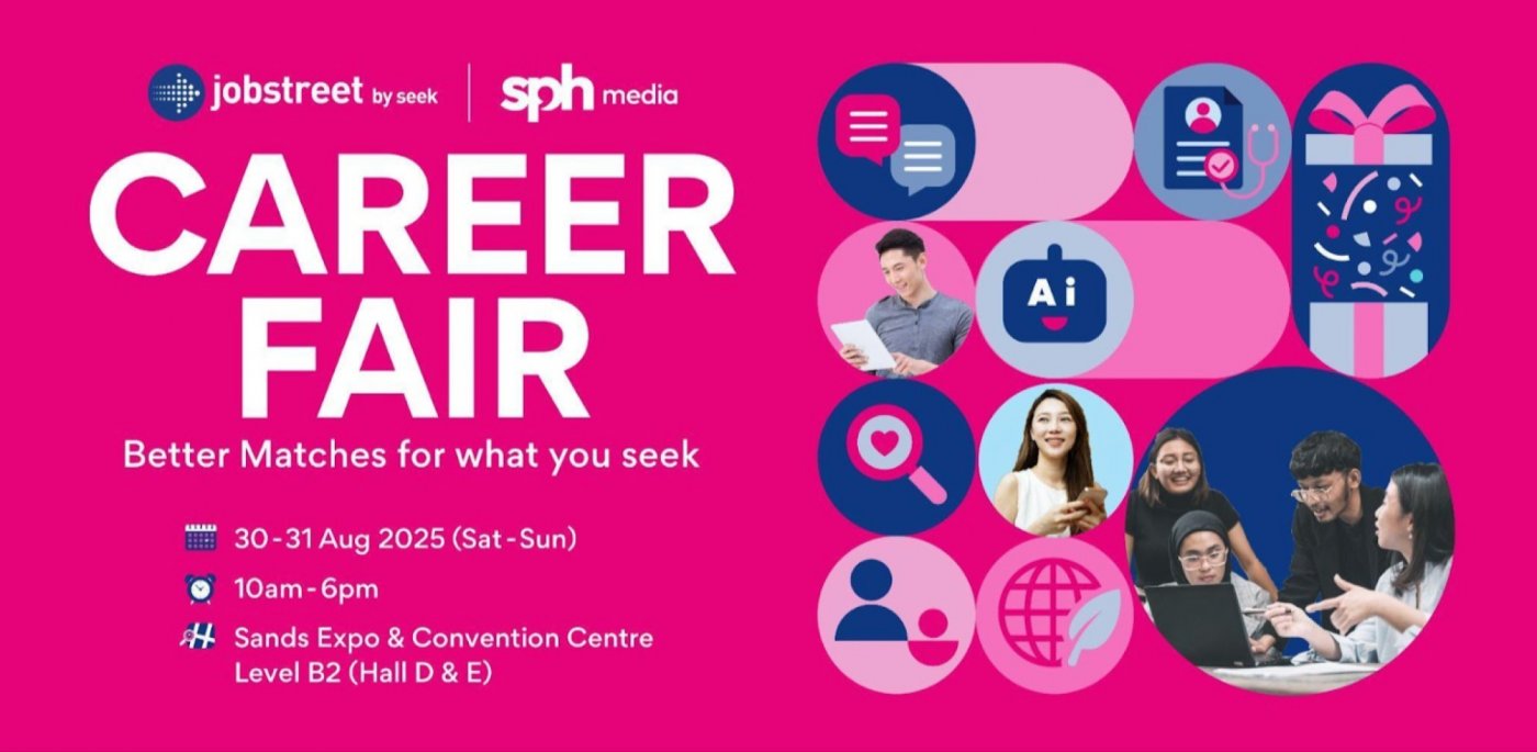 Jobstreet by SEEK and SPH Media’s Career Fair, 30 August | Event in Singapore | AllEvents