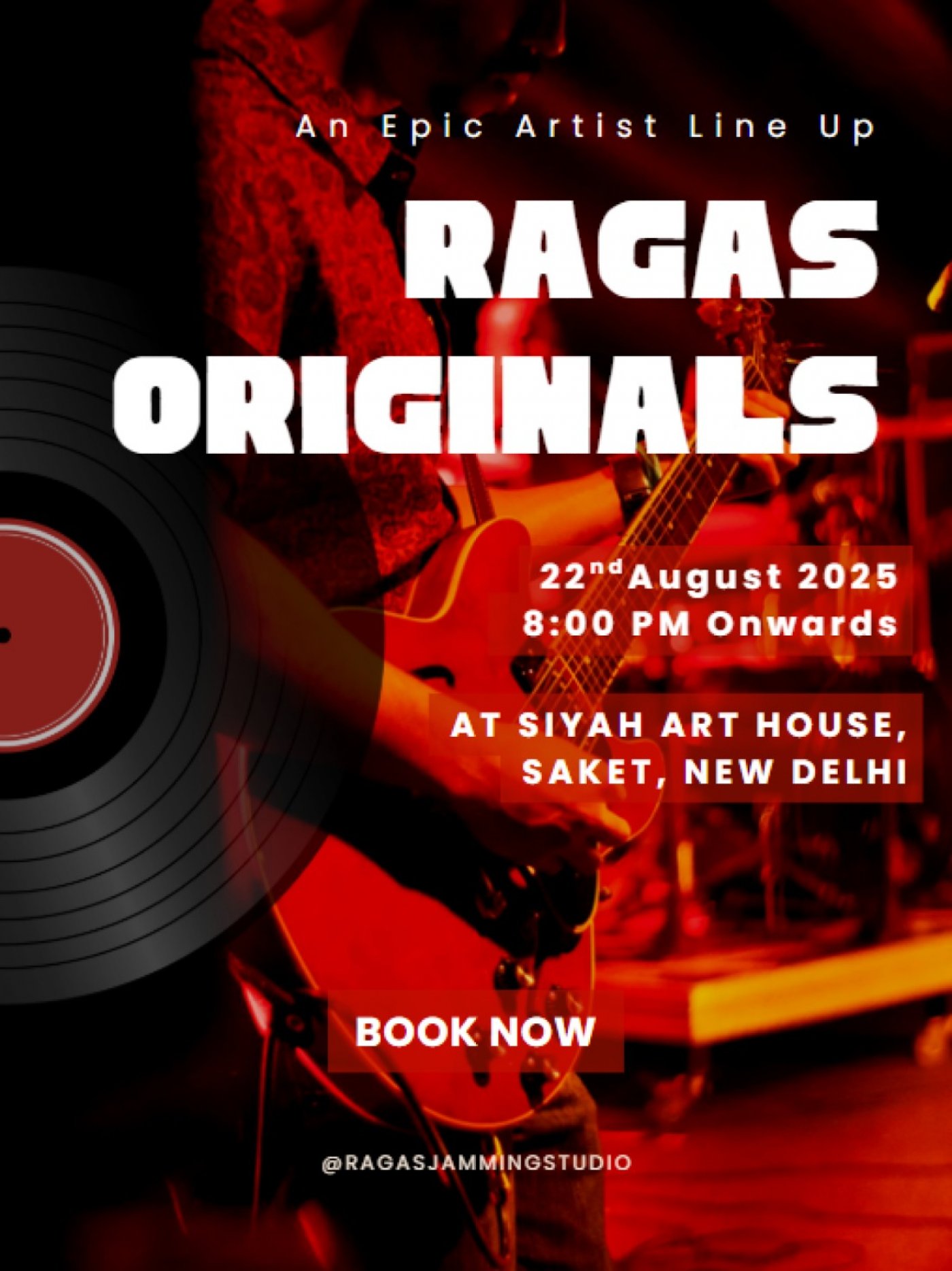 Ragas originals by Ragas Jamming Studio, 22 August | Event in New Delhi | AllEvents