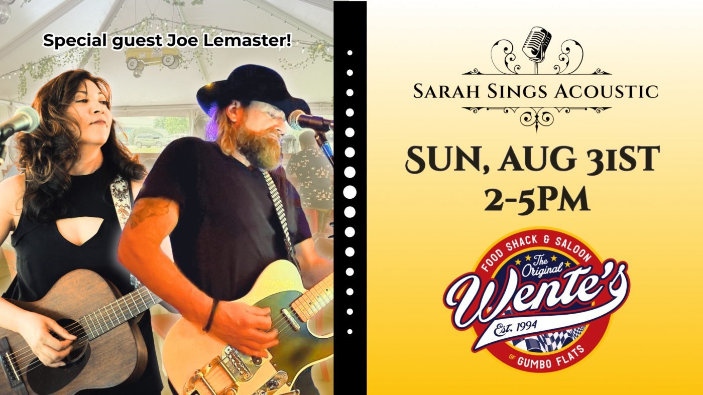 Live Music: Sarah Hoth Returns to Wente's, 31 August | Event in Chesterfield | AllEvents