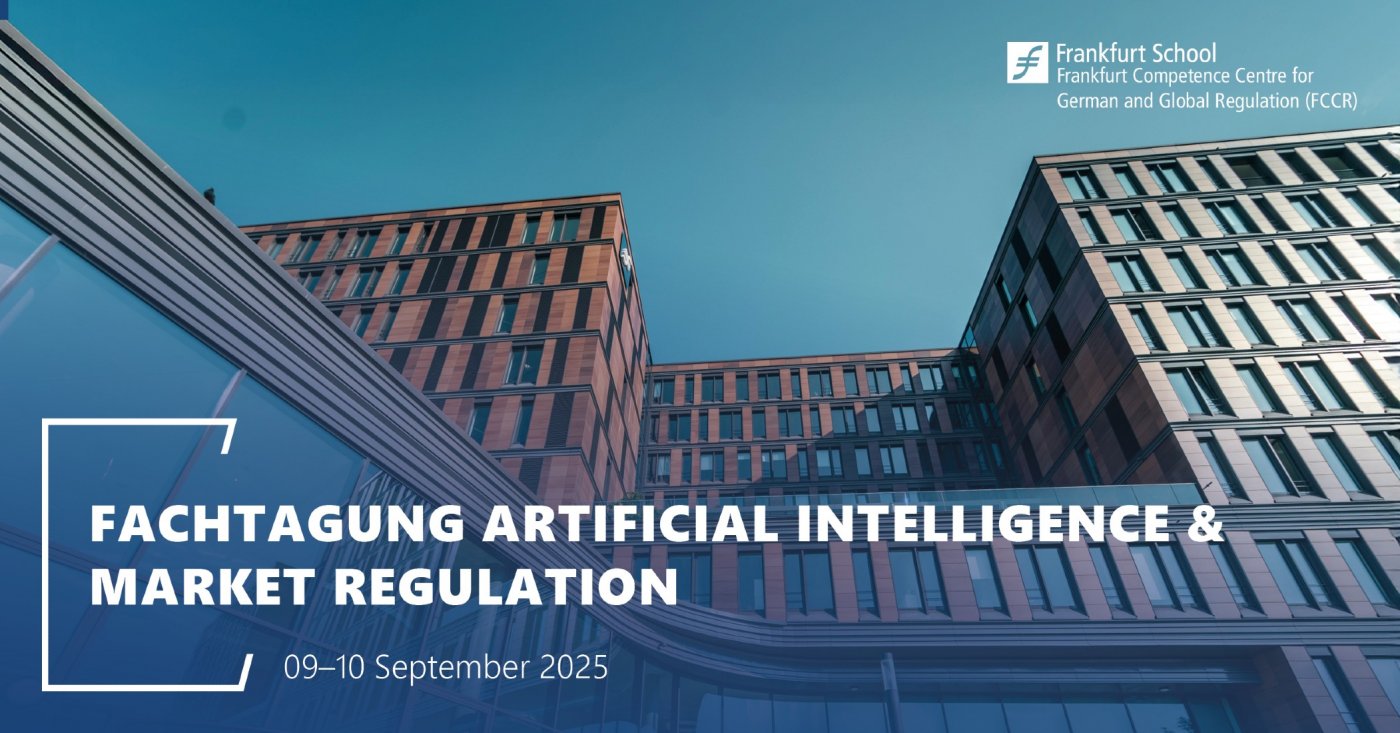 Artificial Intelligence & Market Regulation, 9 September | Event in Frankfurt | AllEvents