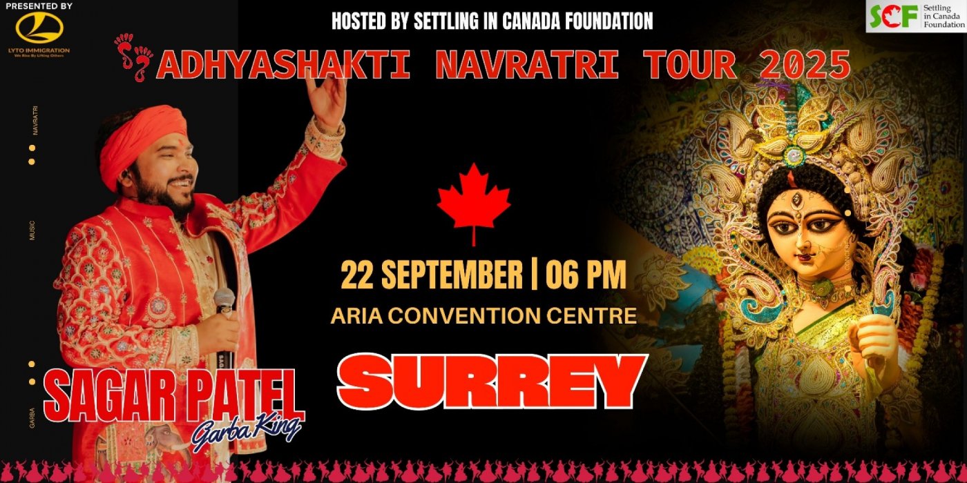 SAGAR PATEL live in SURREY - CANADA, 22 September | Event in Surrey | AllEvents