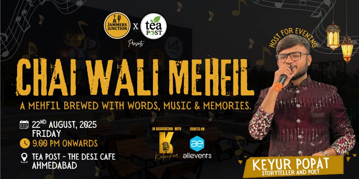 CHAI WALI MEHFIL, 22 August | Event in Ahmedabad | AllEvents