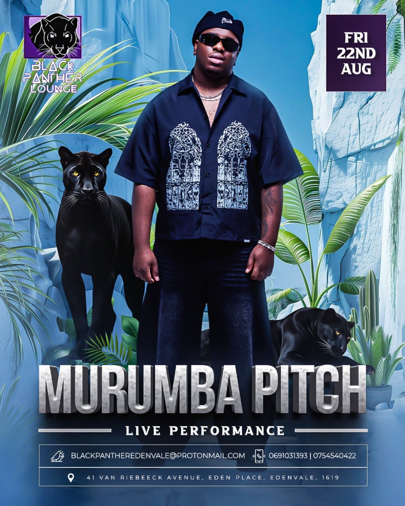 MURUMBA PITCH LIVE , 22 August | Event in Edenvale | AllEvents